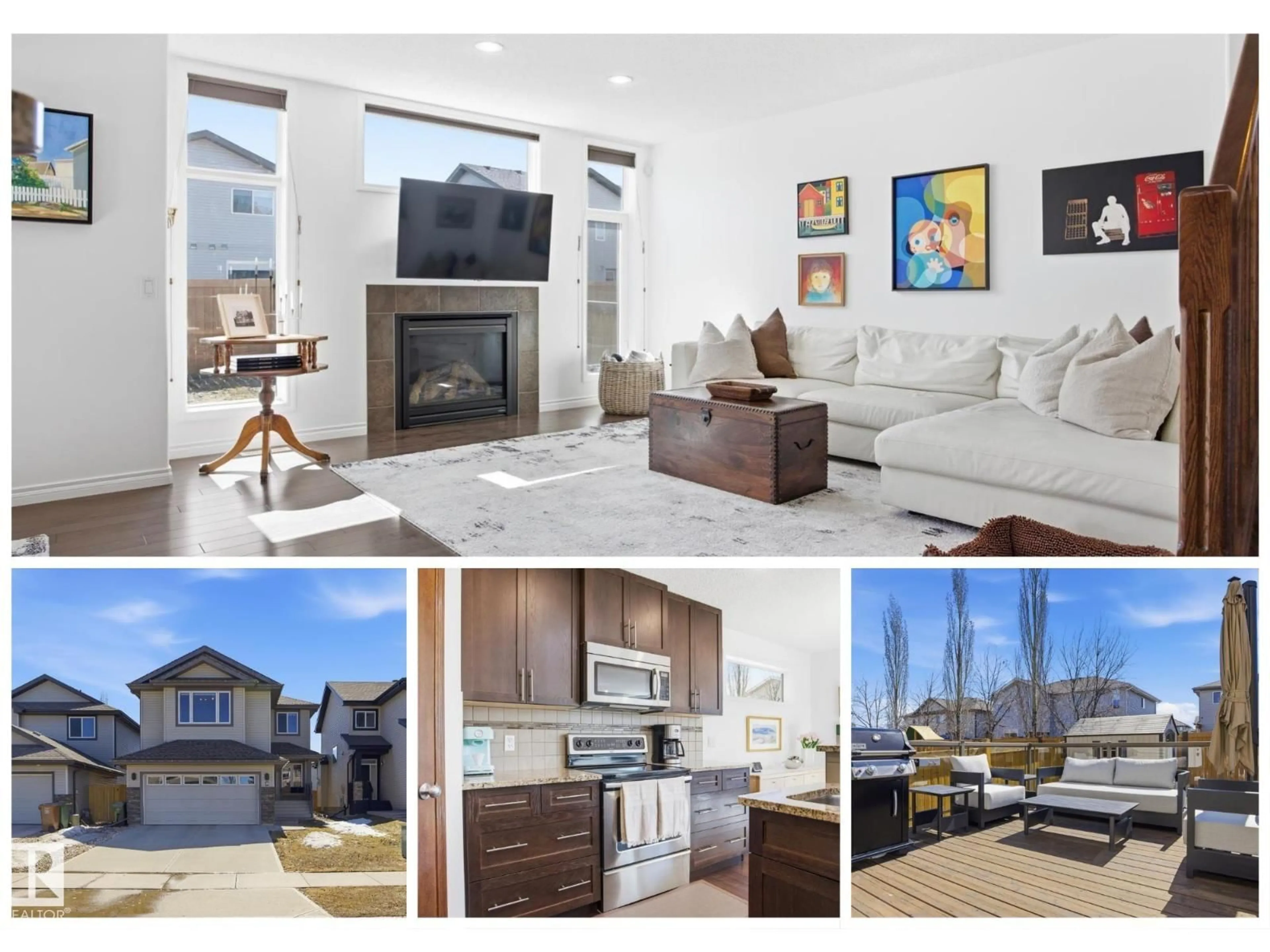 Living room with furniture, unknown for 8 NORTON AV, St. Albert Alberta T8N4C2