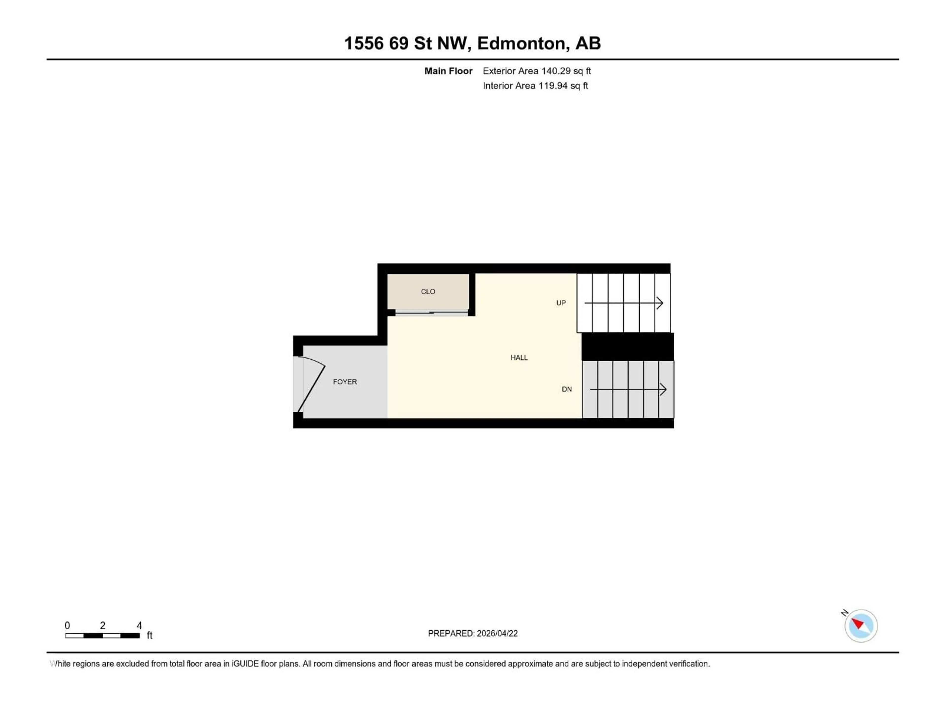 Floor plan for 1556 69 ST, Edmonton Alberta T6K3R3