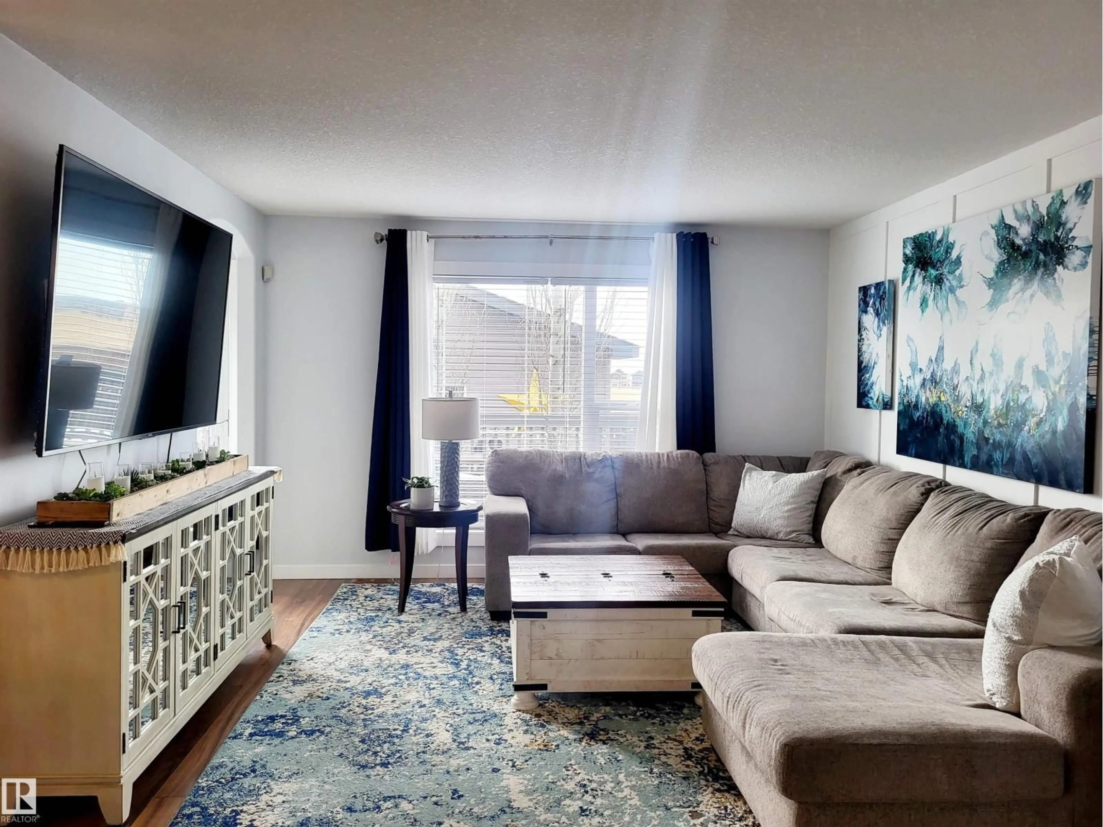 Living room with furniture, unknown for 144 KIRPATRICK WY, Leduc Alberta T9E0Z2