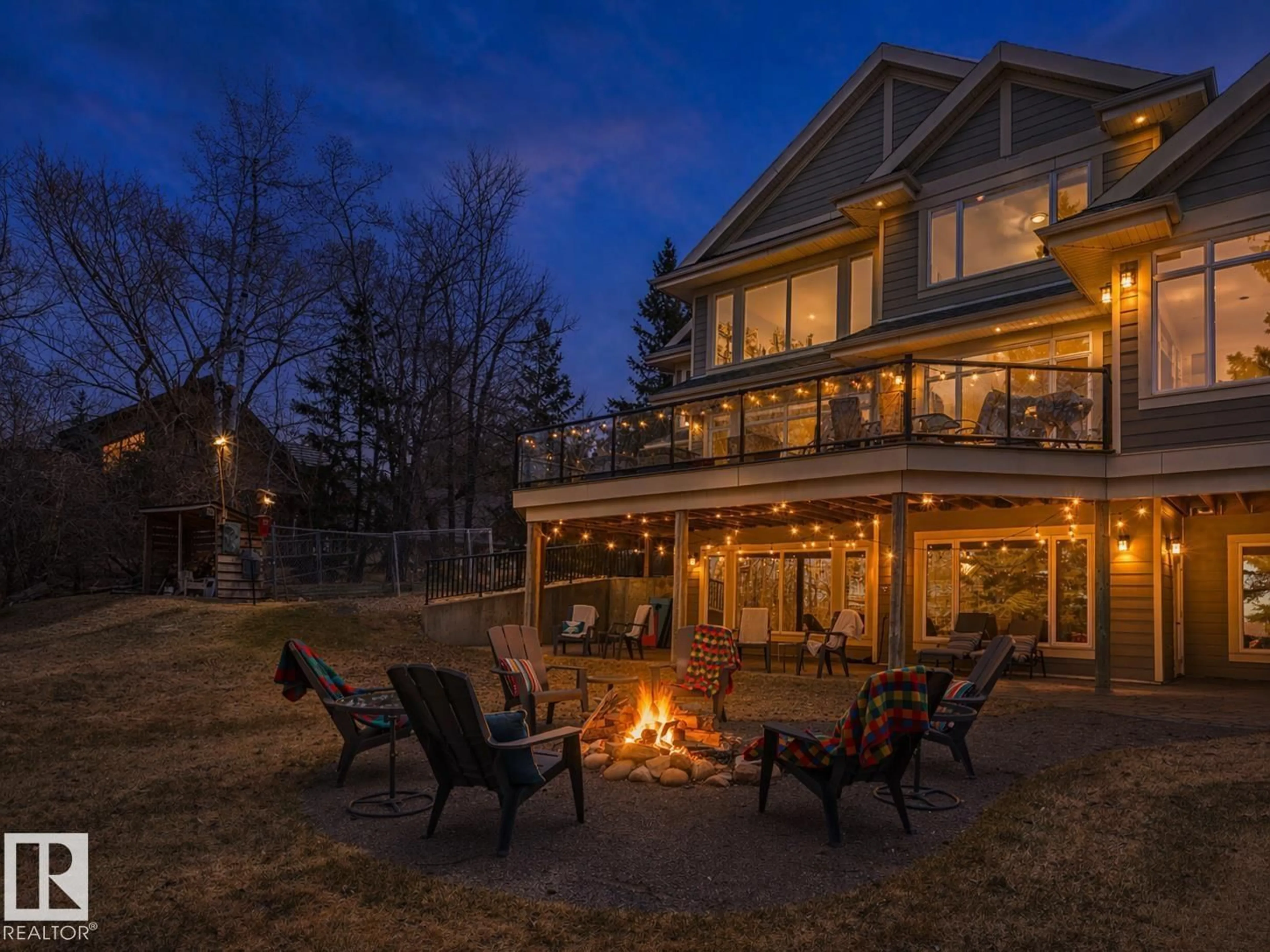 Patio, water/lake/river/ocean view for 112 WINDERMERE DR, Edmonton Alberta T6W0S4