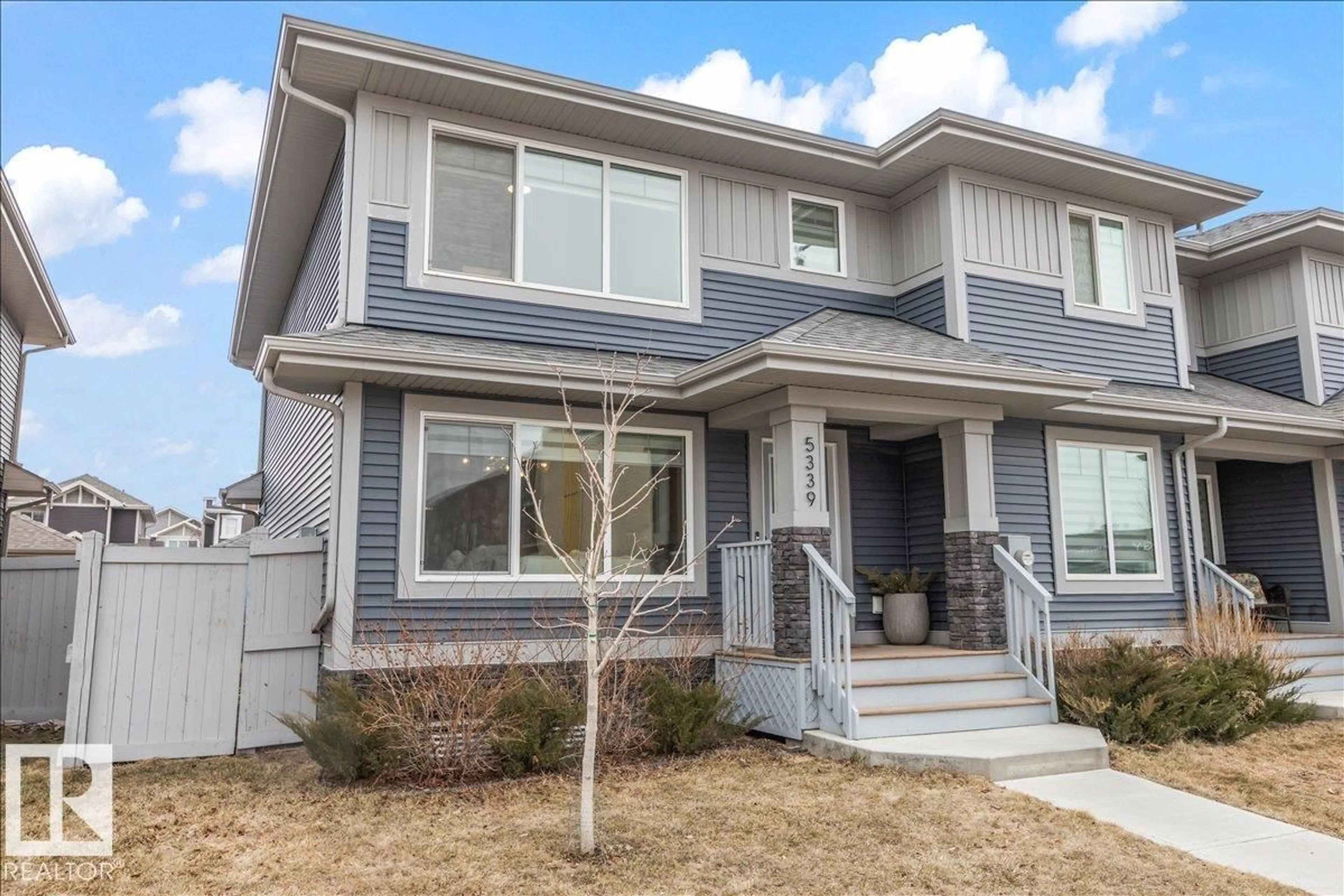Home with vinyl exterior material, street for 5339 ADMIRAL GIROUARD ST, Edmonton Alberta T5E6X5