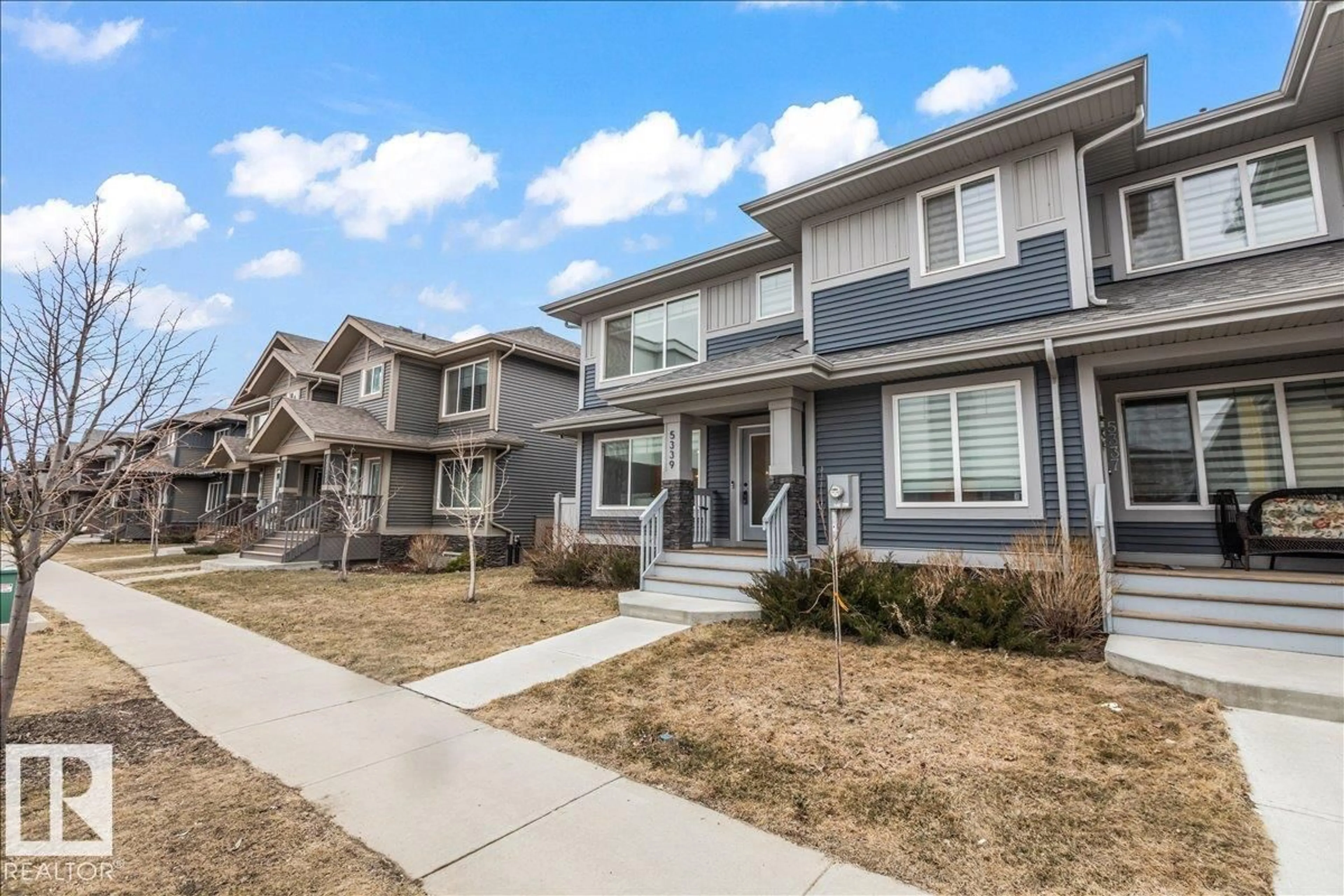 Home with vinyl exterior material, street for 5339 ADMIRAL GIROUARD ST, Edmonton Alberta T5E6X5