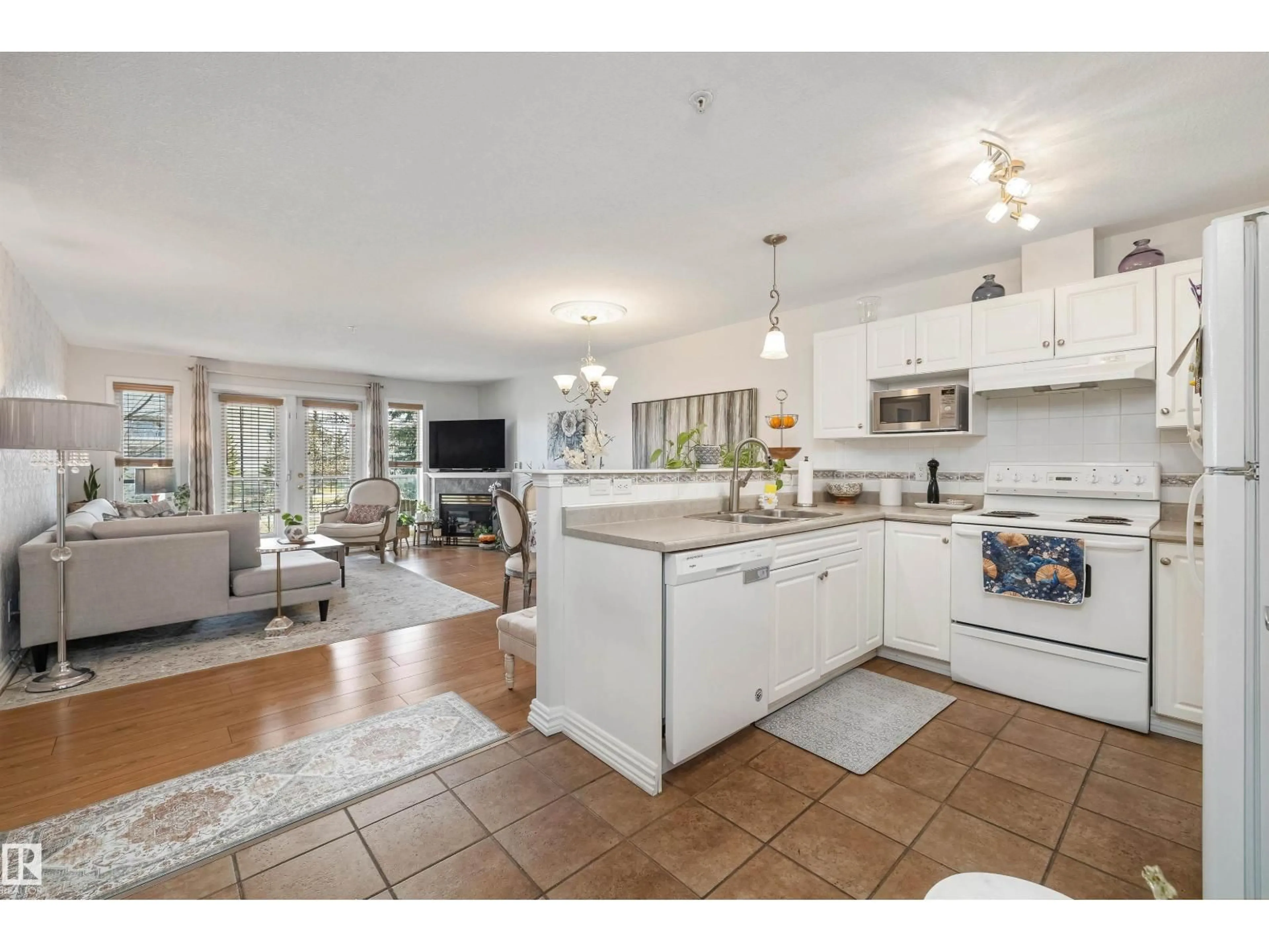 Open concept kitchen, unknown for 237 - 214 YOUVILLE DR E NW, Edmonton Alberta T6L7G2
