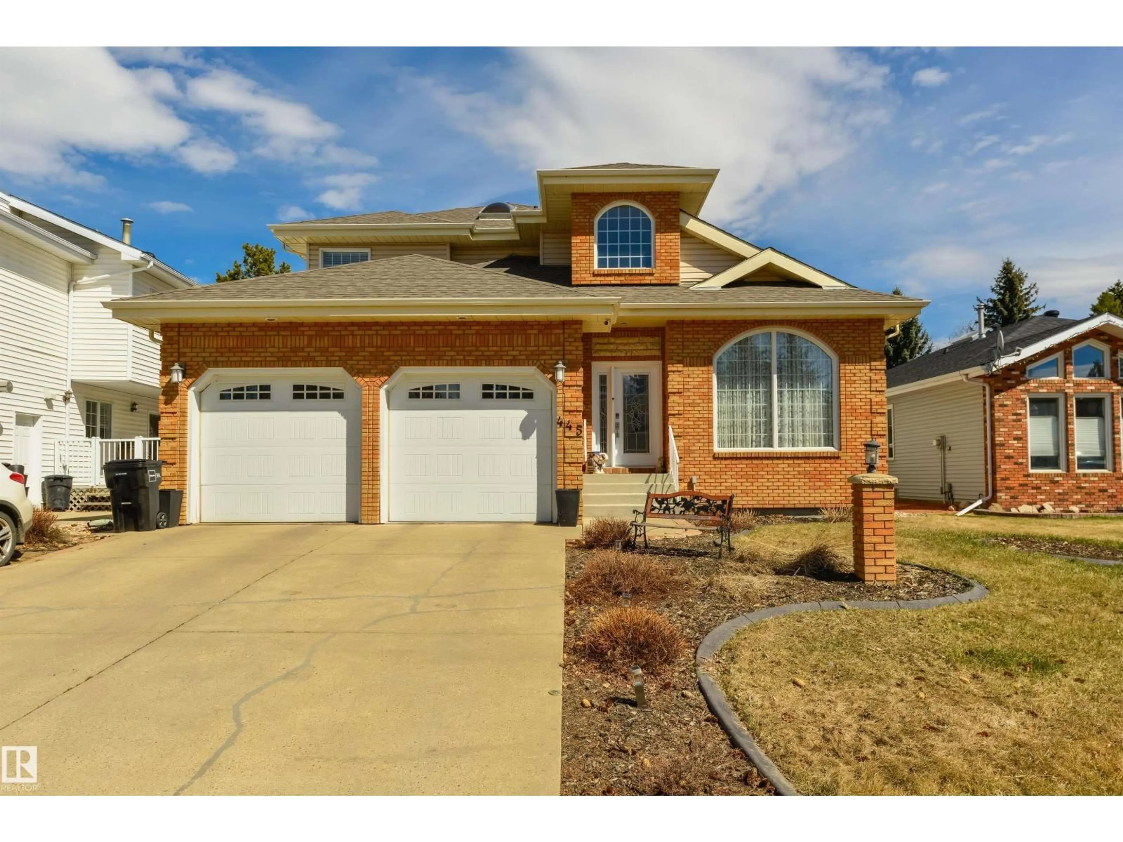 Home with brick exterior material, street for 445 WHISTON WY, Edmonton Alberta T6M2C9