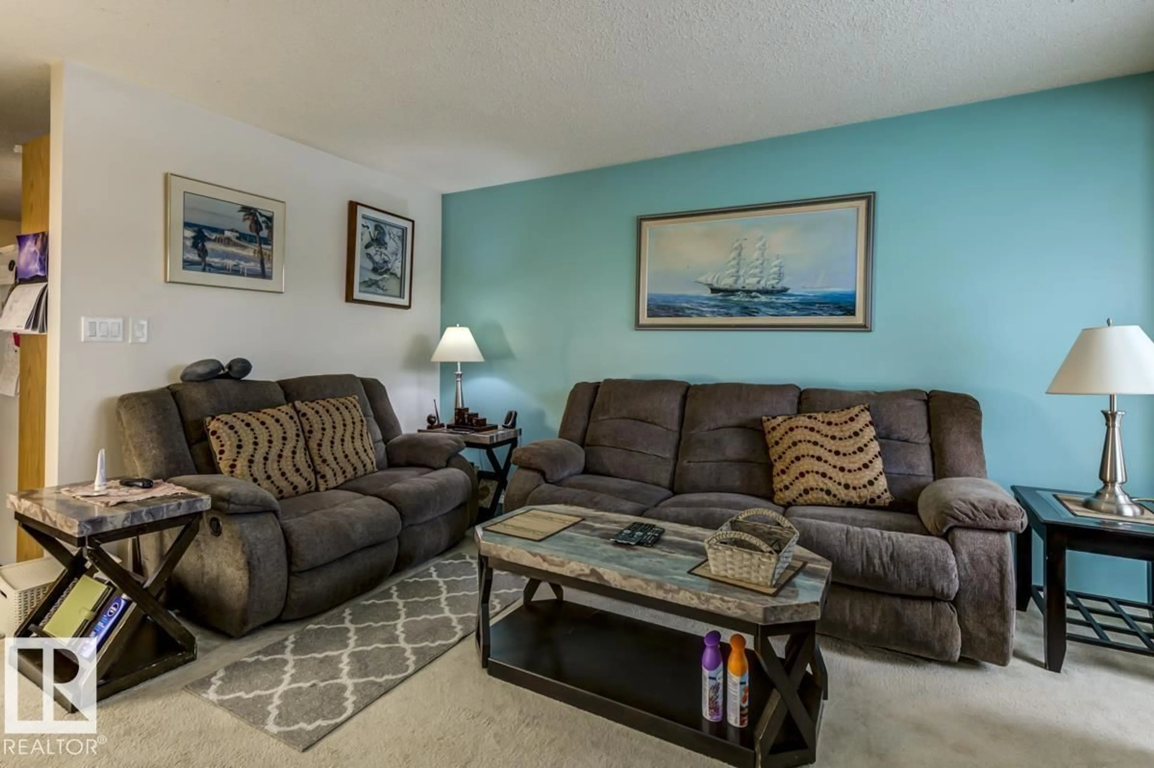 Living room with furniture, unknown for 14811 35 ST, Edmonton Alberta T5Y2H8