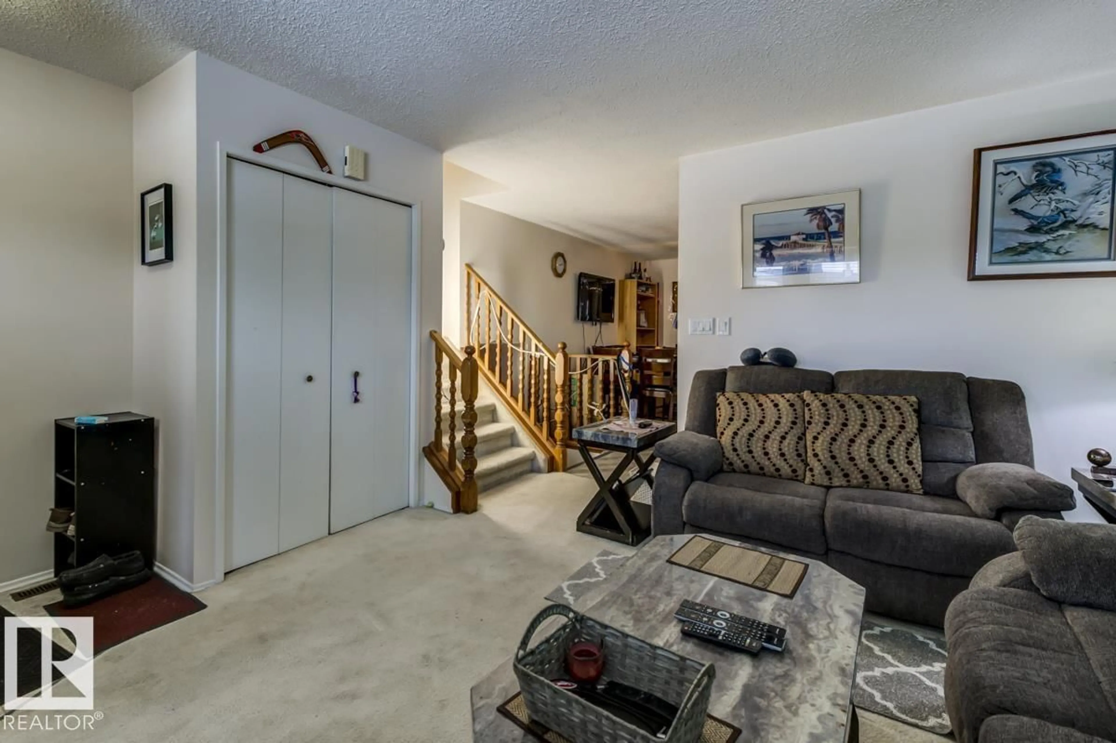 Living room with furniture, unknown for 14811 35 ST, Edmonton Alberta T5Y2H8