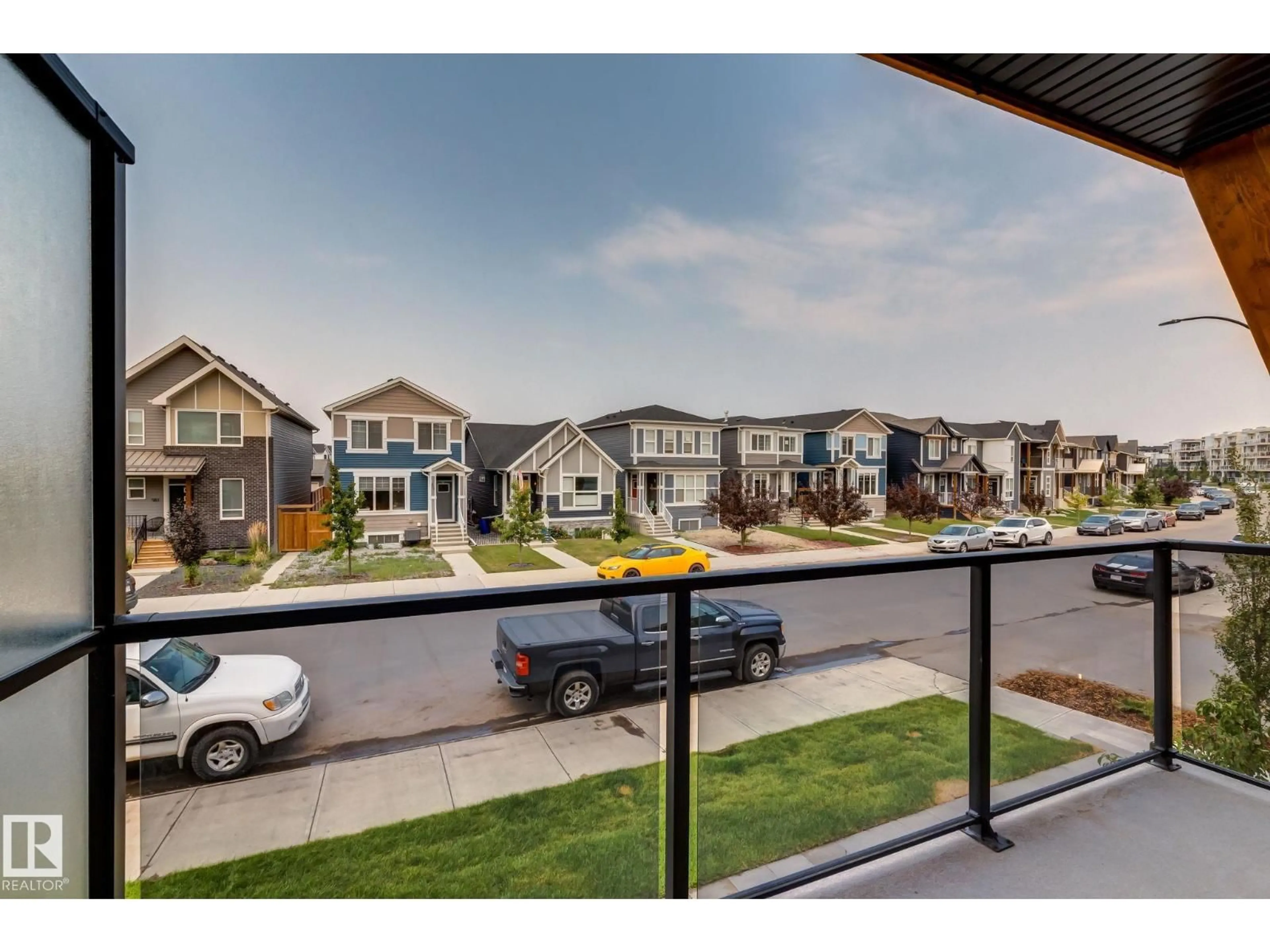 A pic from outside/outdoor area/front of a property/back of a property/a pic from drone, mountain view for #23 - 16231 19 AV, Edmonton Alberta T6W5C6