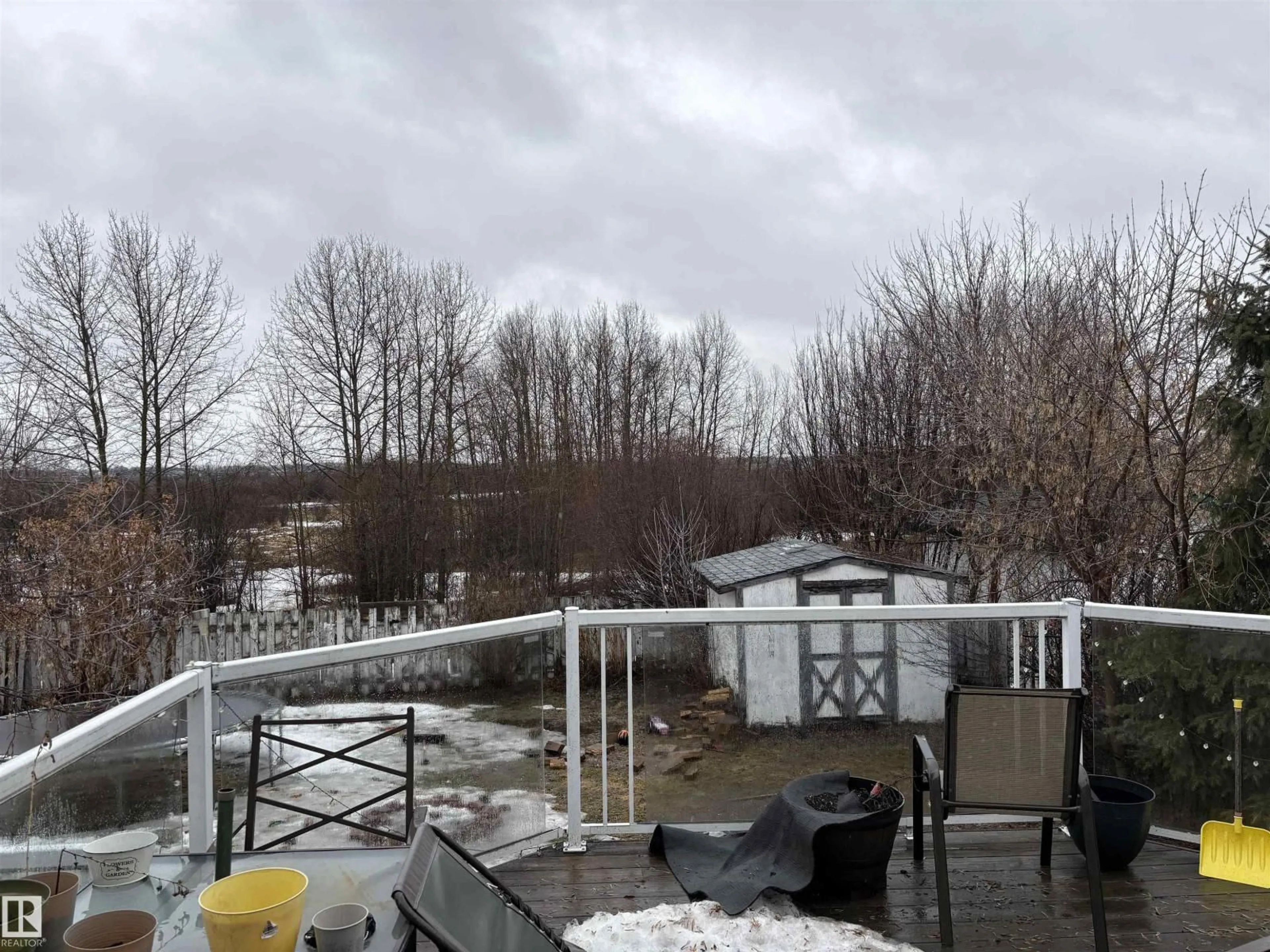 A pic from outside/outdoor area/front of a property/back of a property/a pic from drone, water/lake/river/ocean view for 5306 44 ST, Cold Lake Alberta T9M2B4