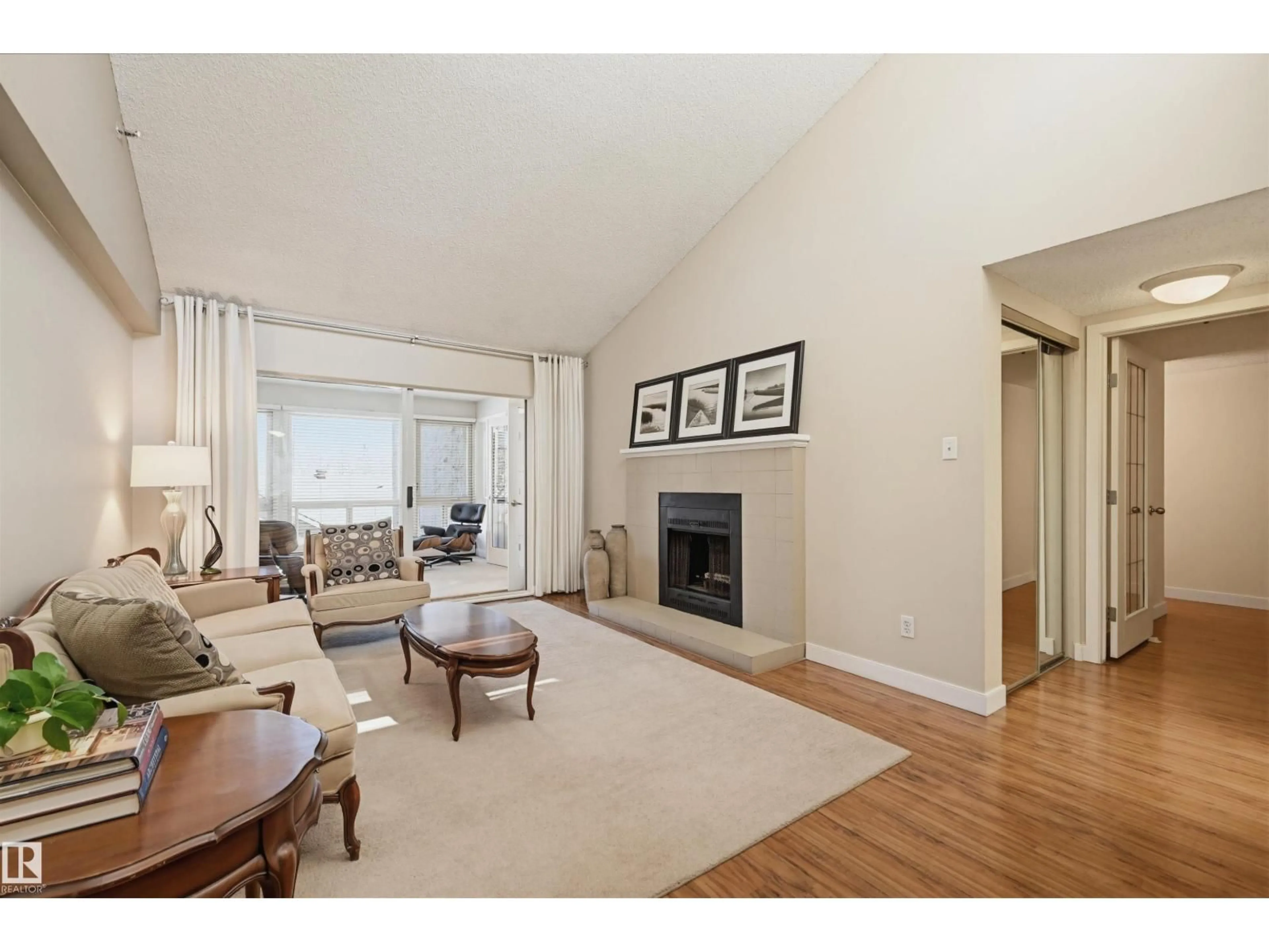 Living room with furniture, unknown for 403 - 10171 119 ST, Edmonton Alberta T5K1Z1