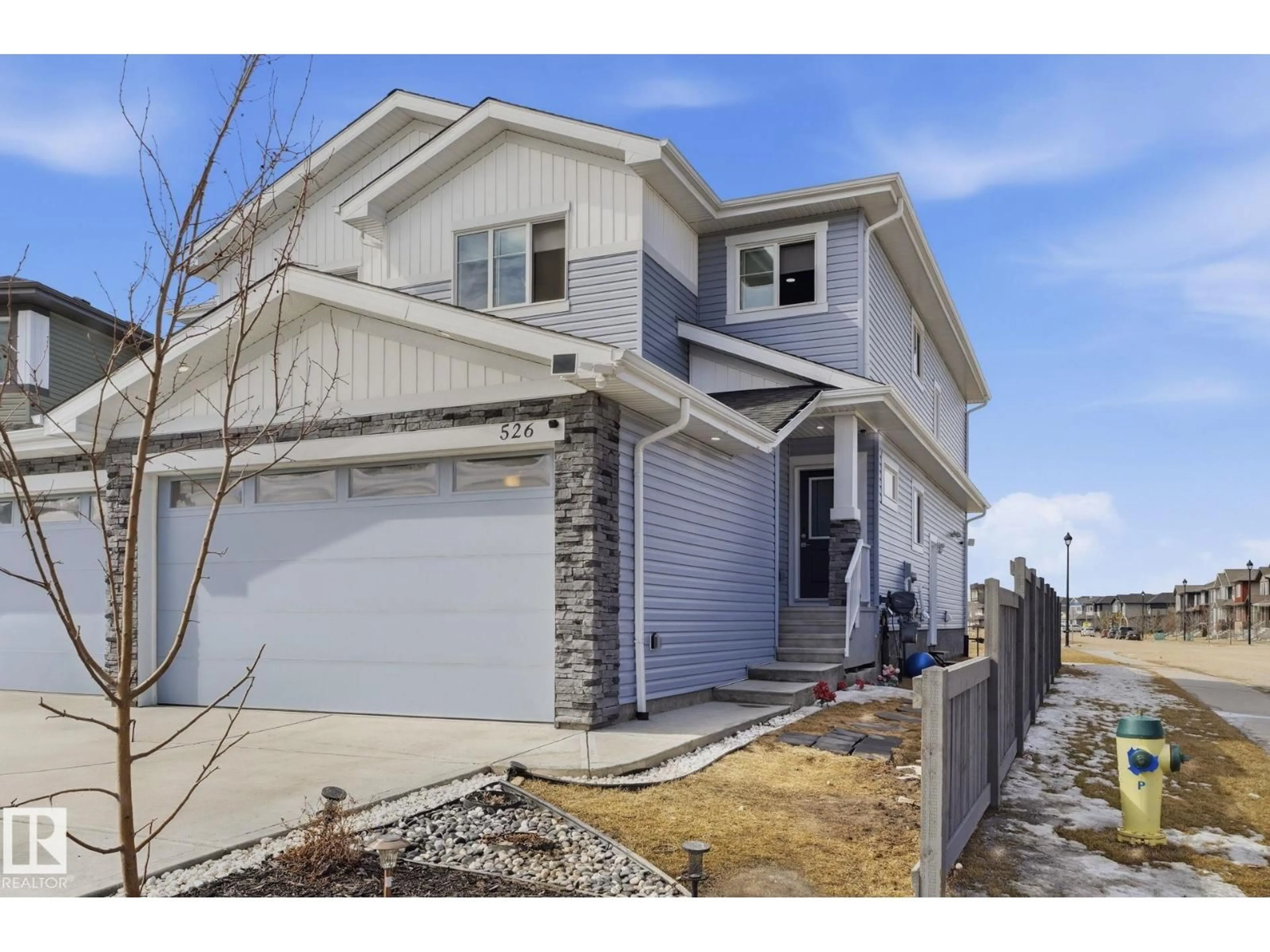 Home with vinyl exterior material, street for 526 KLEINS CO, Leduc Alberta T9E1M5