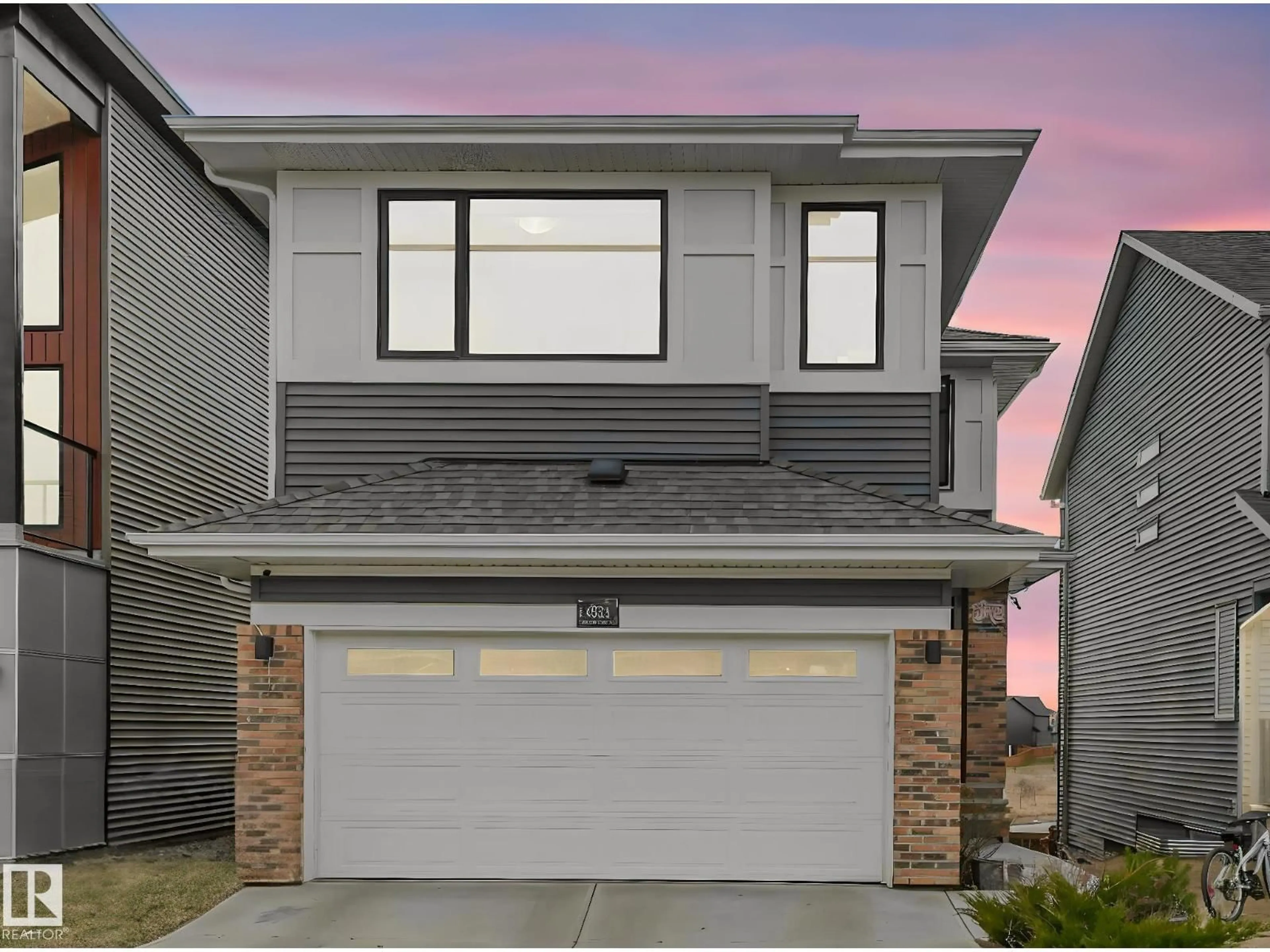 Home with vinyl exterior material, street for 4324 HAWTHORN LANDING LD, Edmonton Alberta T6X2Y9