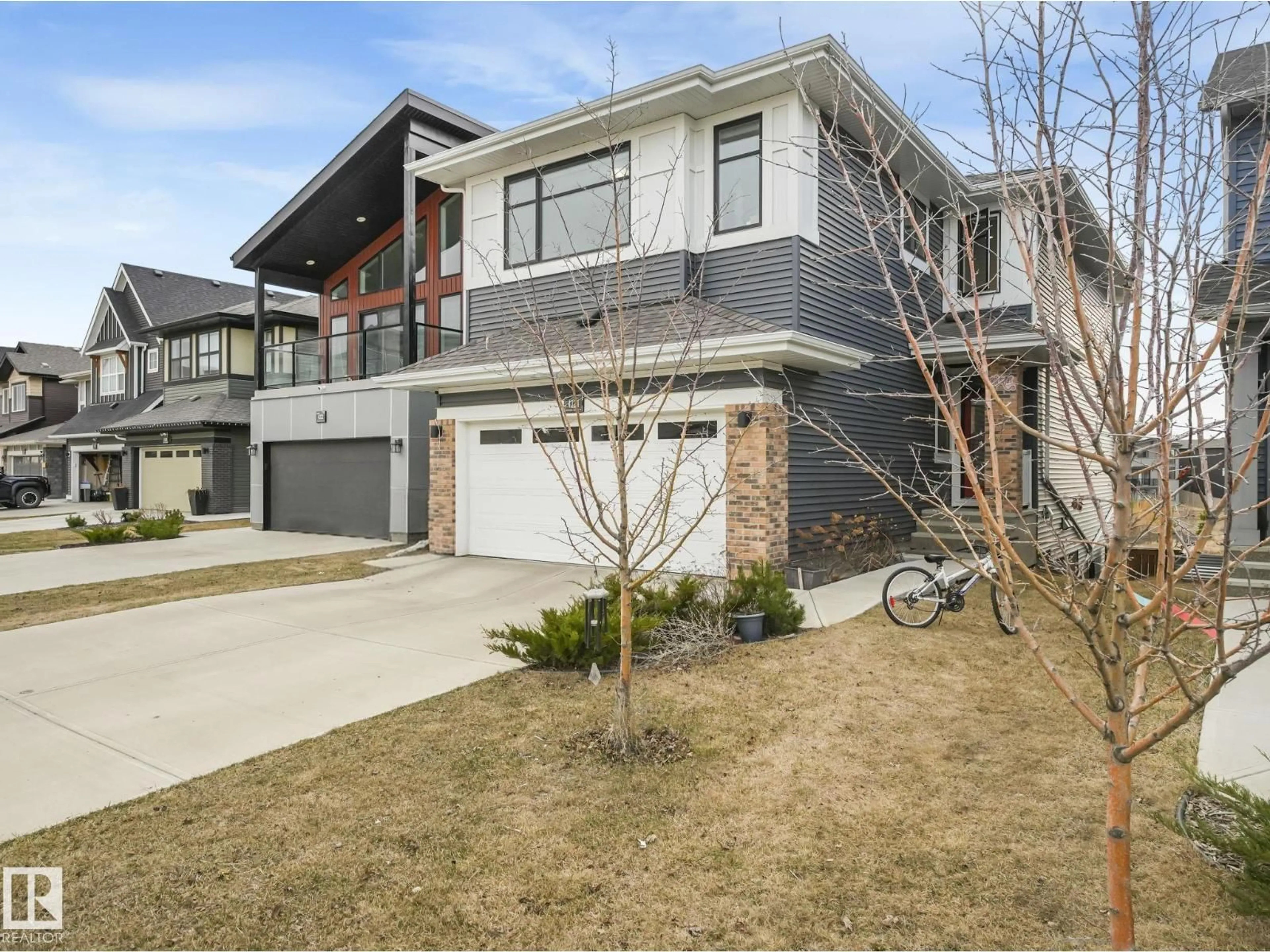 Home with brick exterior material, street for 4324 HAWTHORN LANDING LD, Edmonton Alberta T6X2Y9