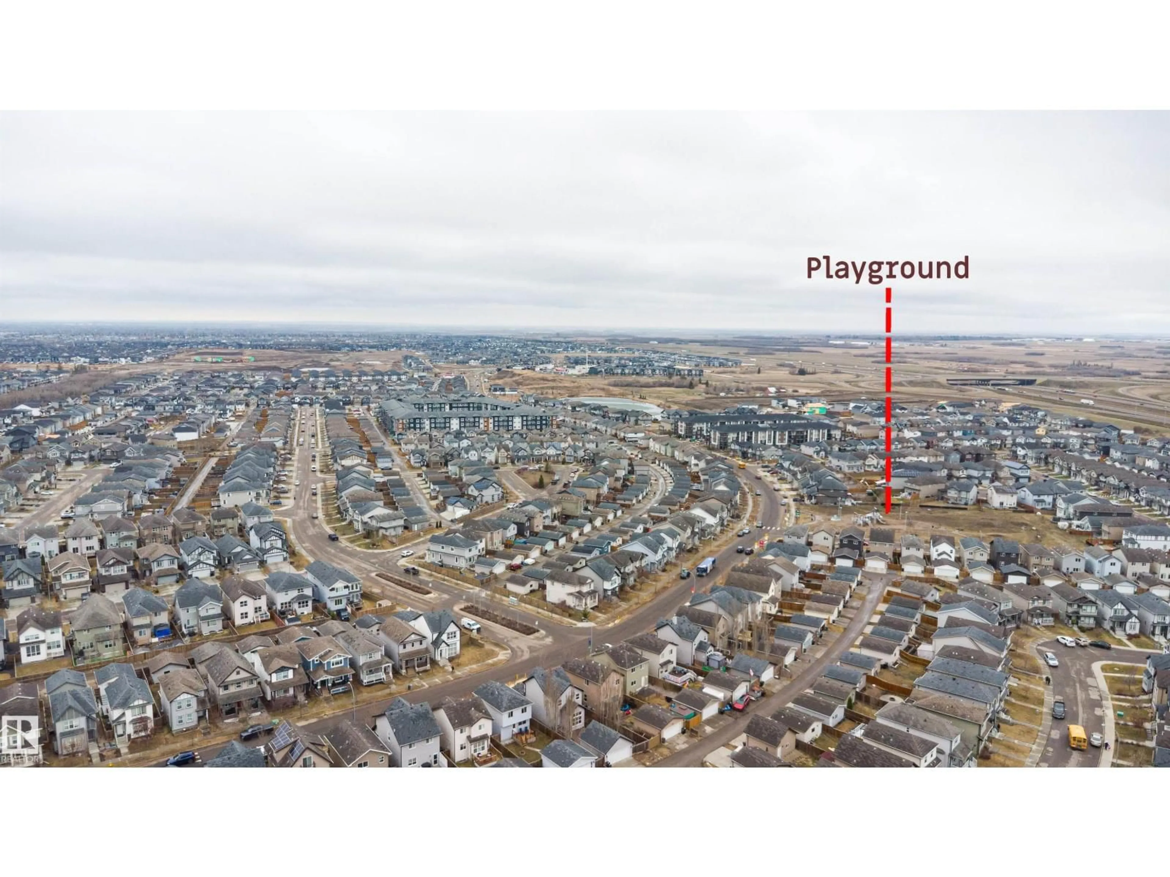 A pic from outside/outdoor area/front of a property/back of a property/a pic from drone, street for 17588 59 ST, Edmonton Alberta T5Y0W8