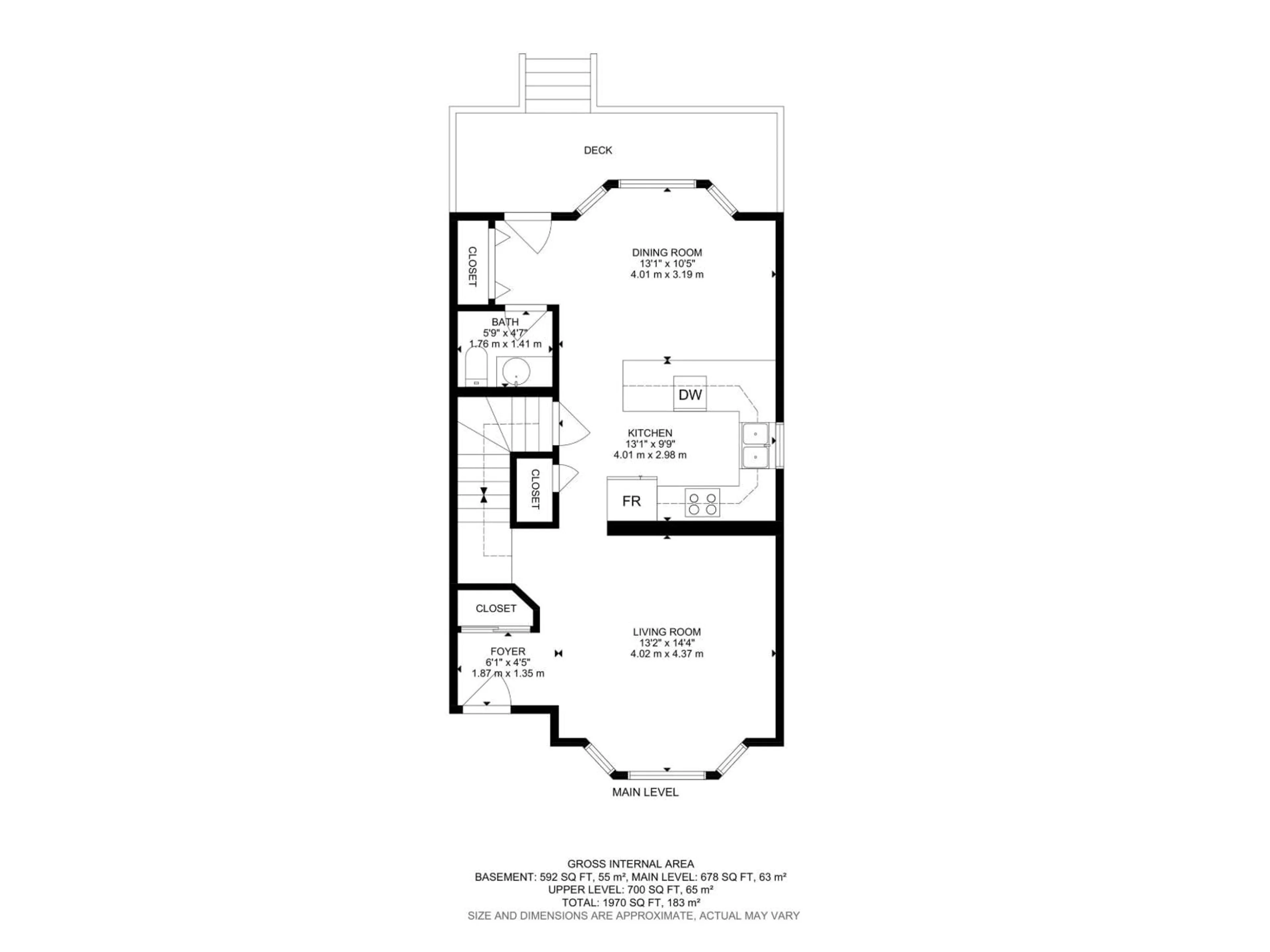 Floor plan for 5 - 141 ABERDEEN WY, Stony Plain Alberta T7Z1N1
