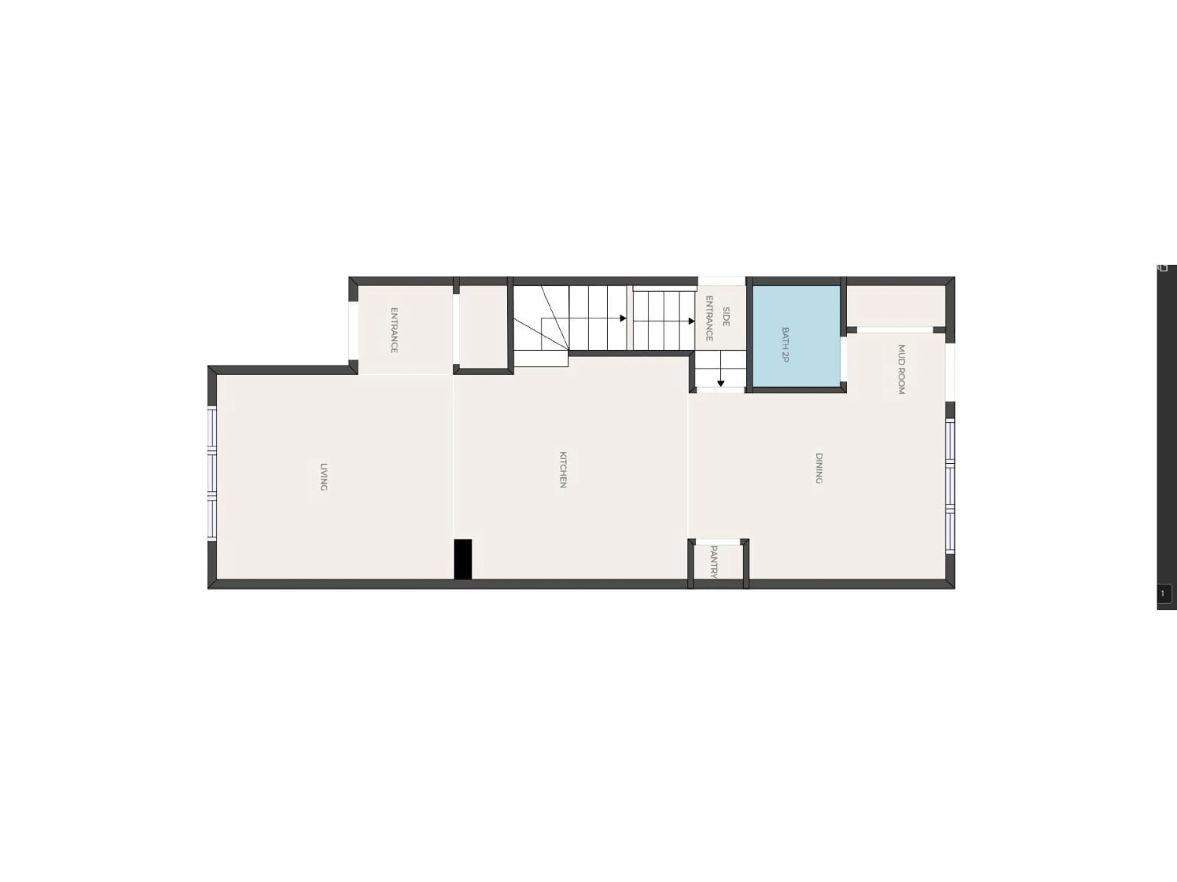 Floor plan for 4619 177AVE NW, Edmonton Alberta T5Y4B7