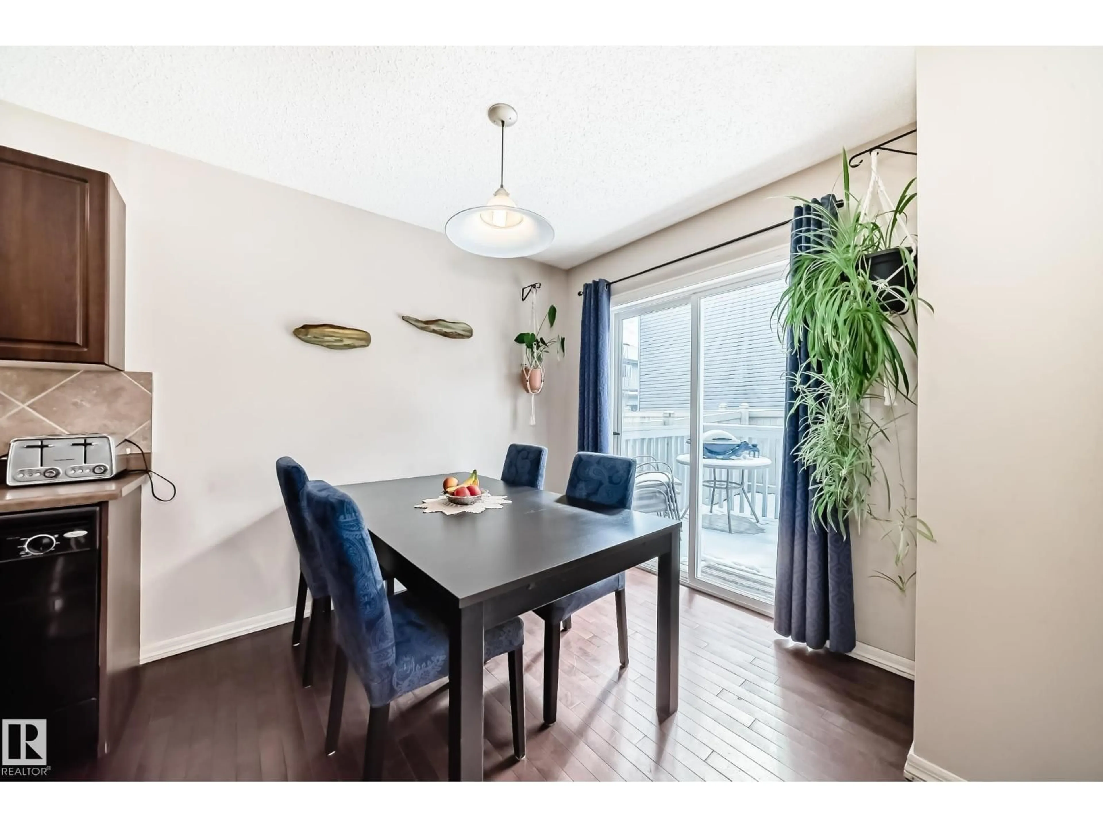 Dining room, wood/laminate floor for #13 - 1730 LEGER GATE, Edmonton Alberta T6R0R3