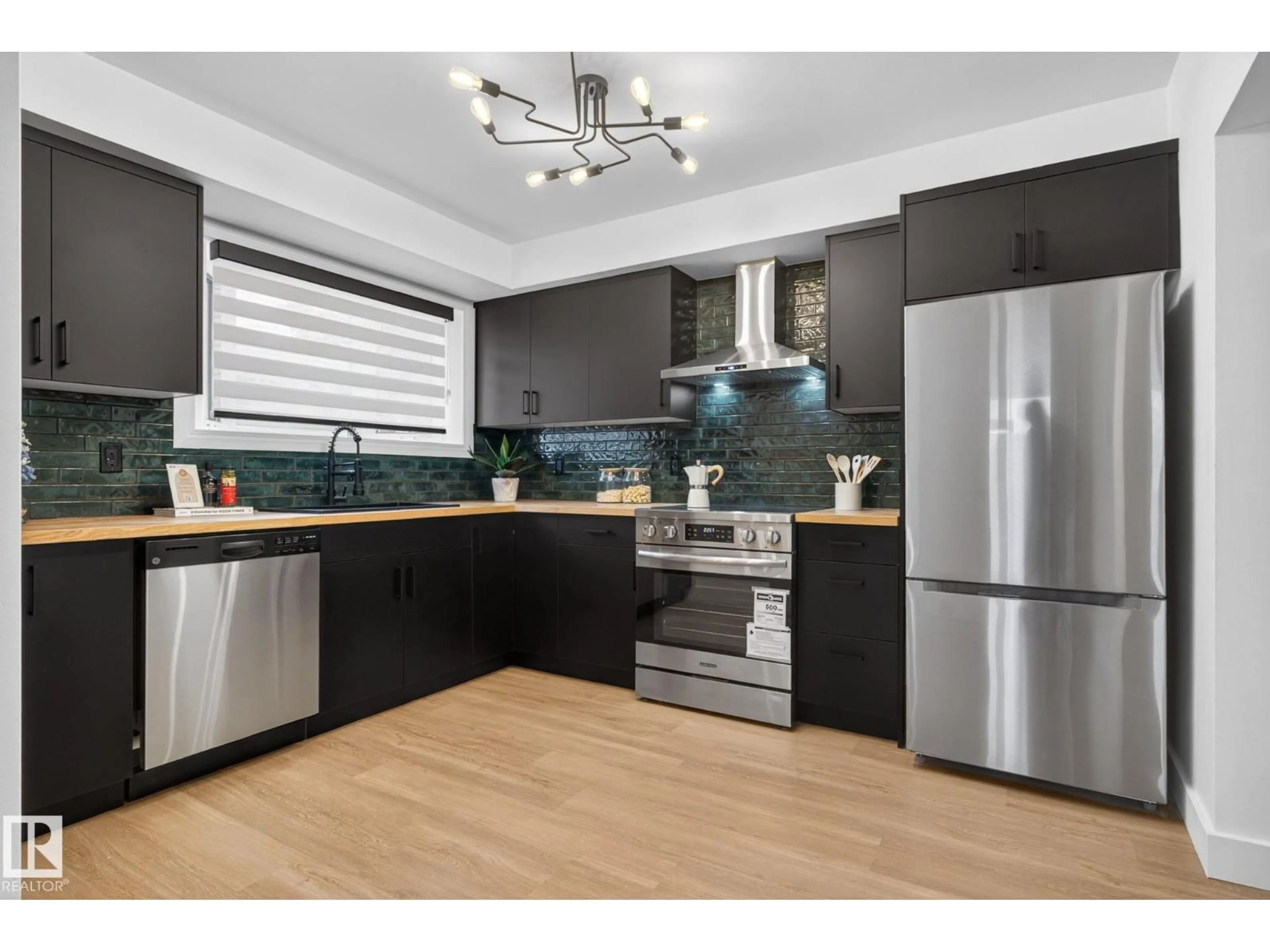 Open concept kitchen, unknown for NW - 13332 106 ST, Edmonton Alberta T5E4T6