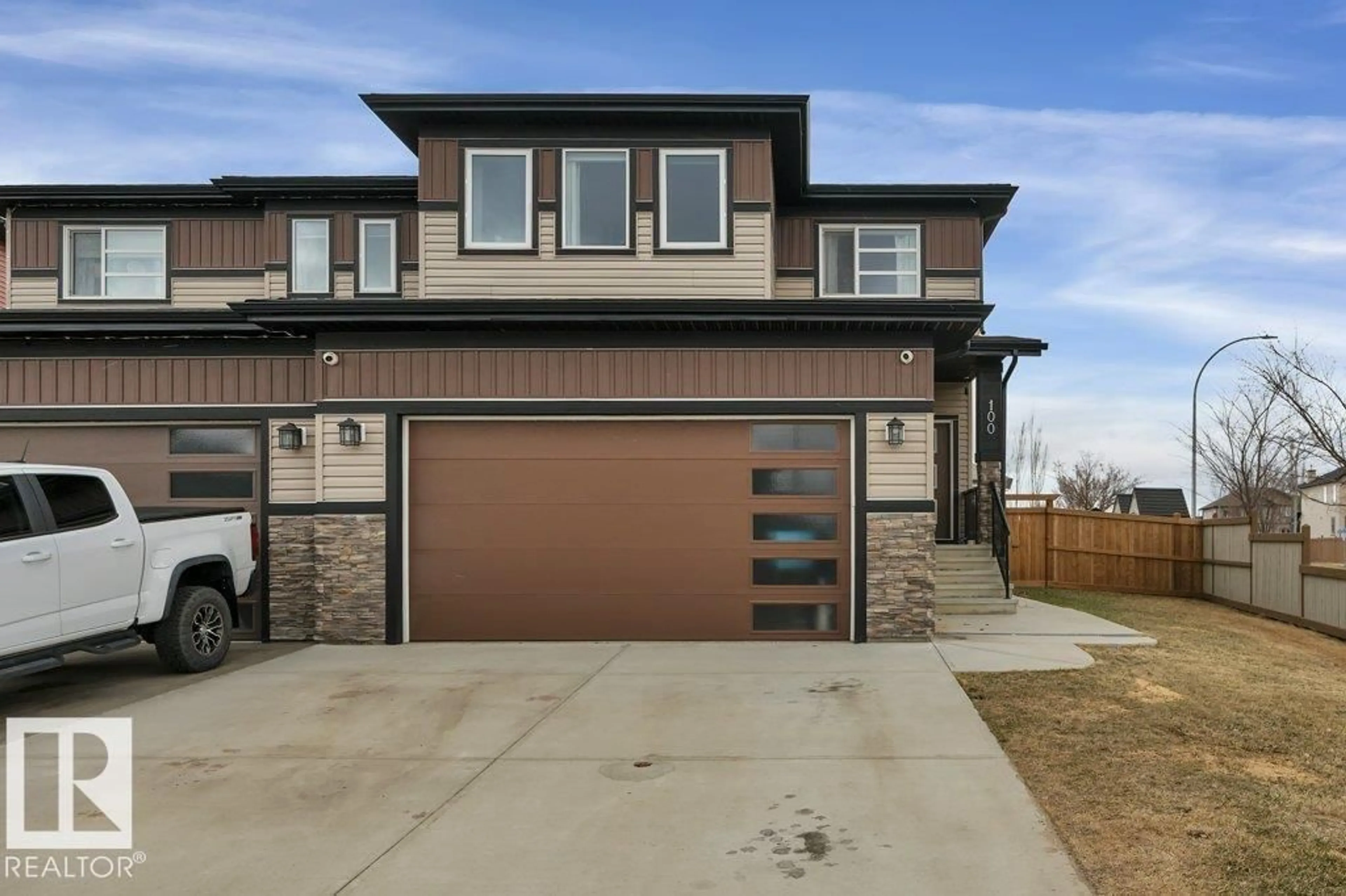 Home with brick exterior material, street for 100 ASTON BN, Leduc Alberta T9E0E2