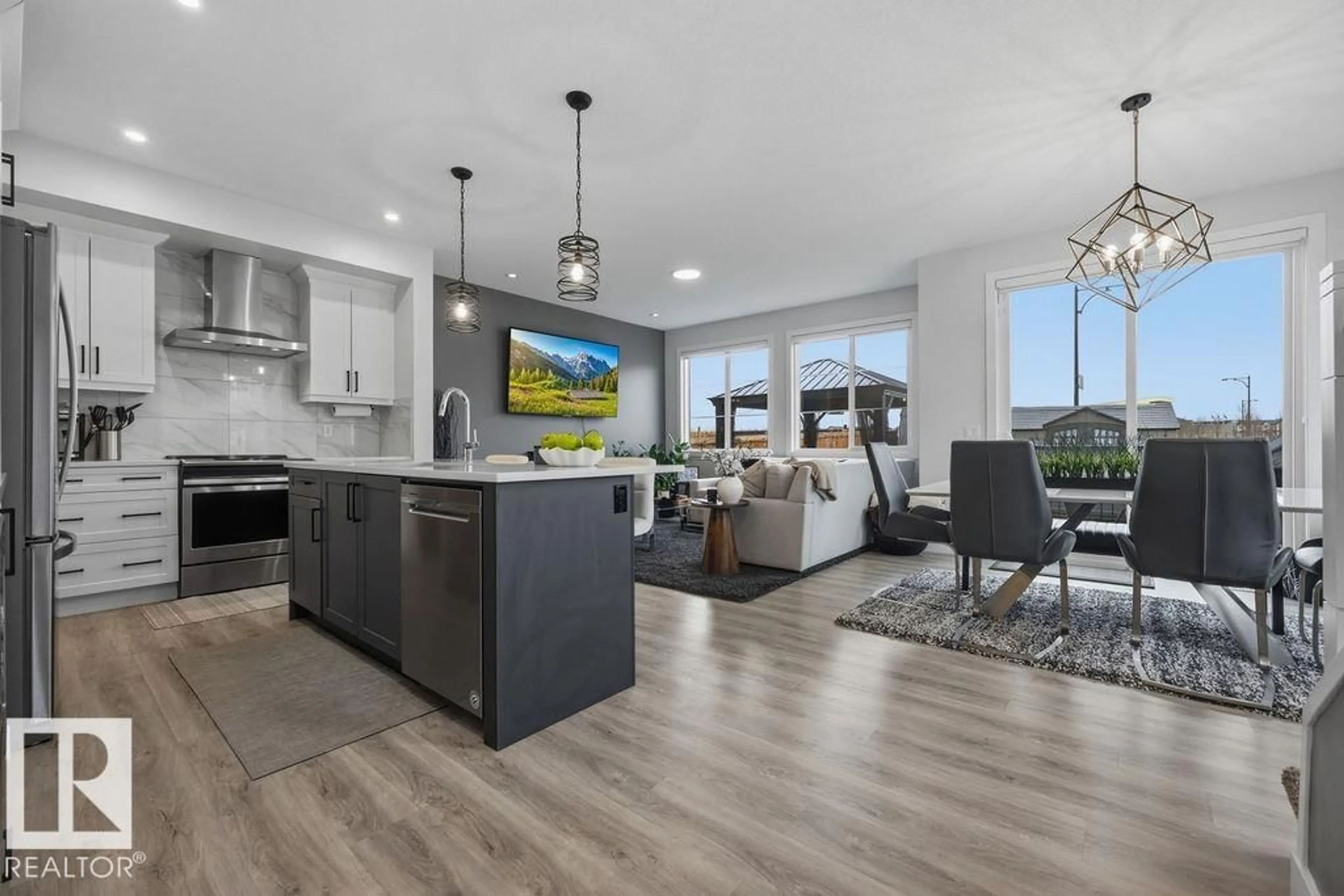 Open concept kitchen, unknown for NW - 17007 64 ST, Edmonton Alberta T5Y3X7