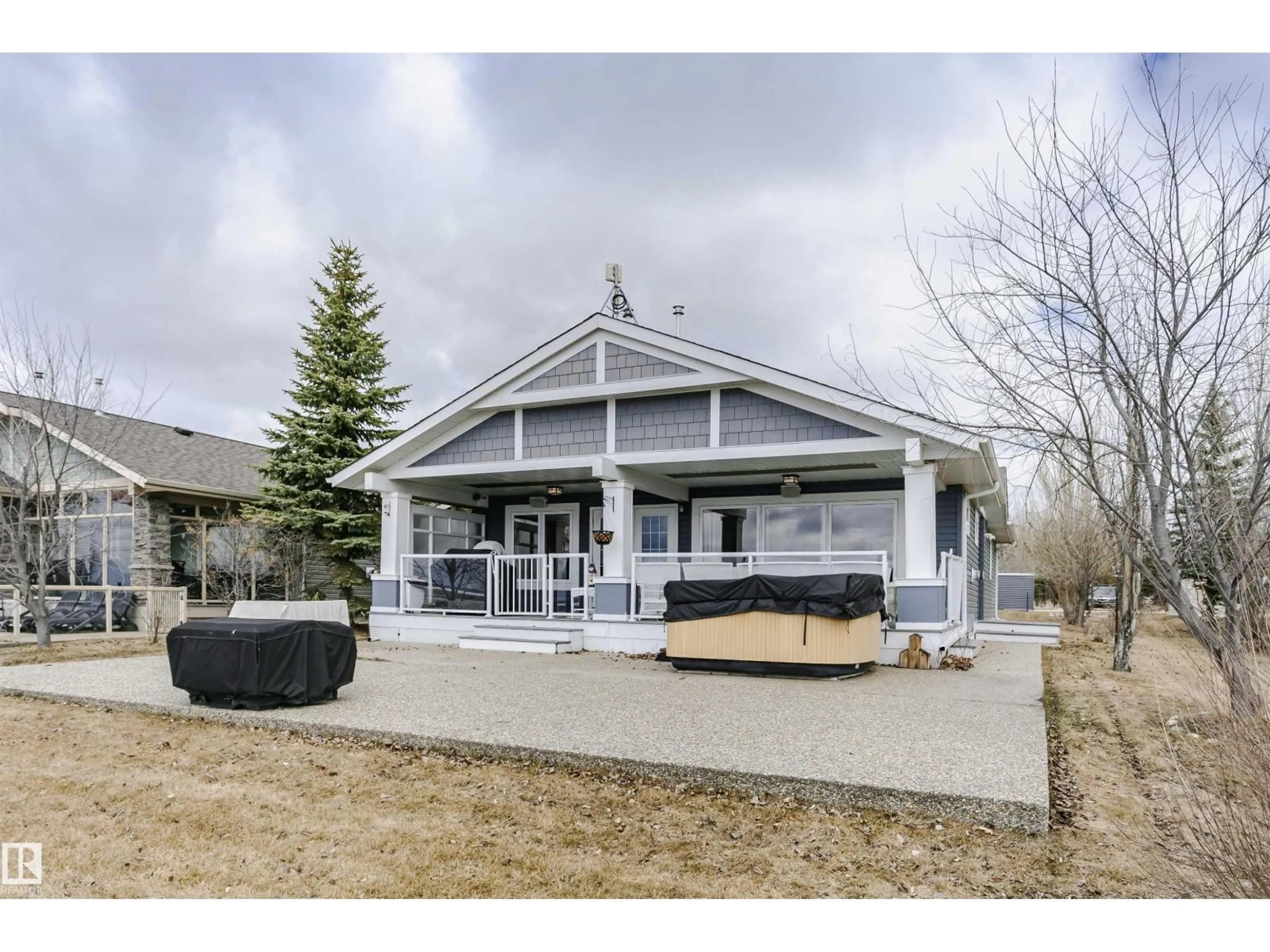 Patio, mountain view for STE. 55101 - 71 ANNE TR, Rural Lac Ste. Anne County Alberta T0E1A1