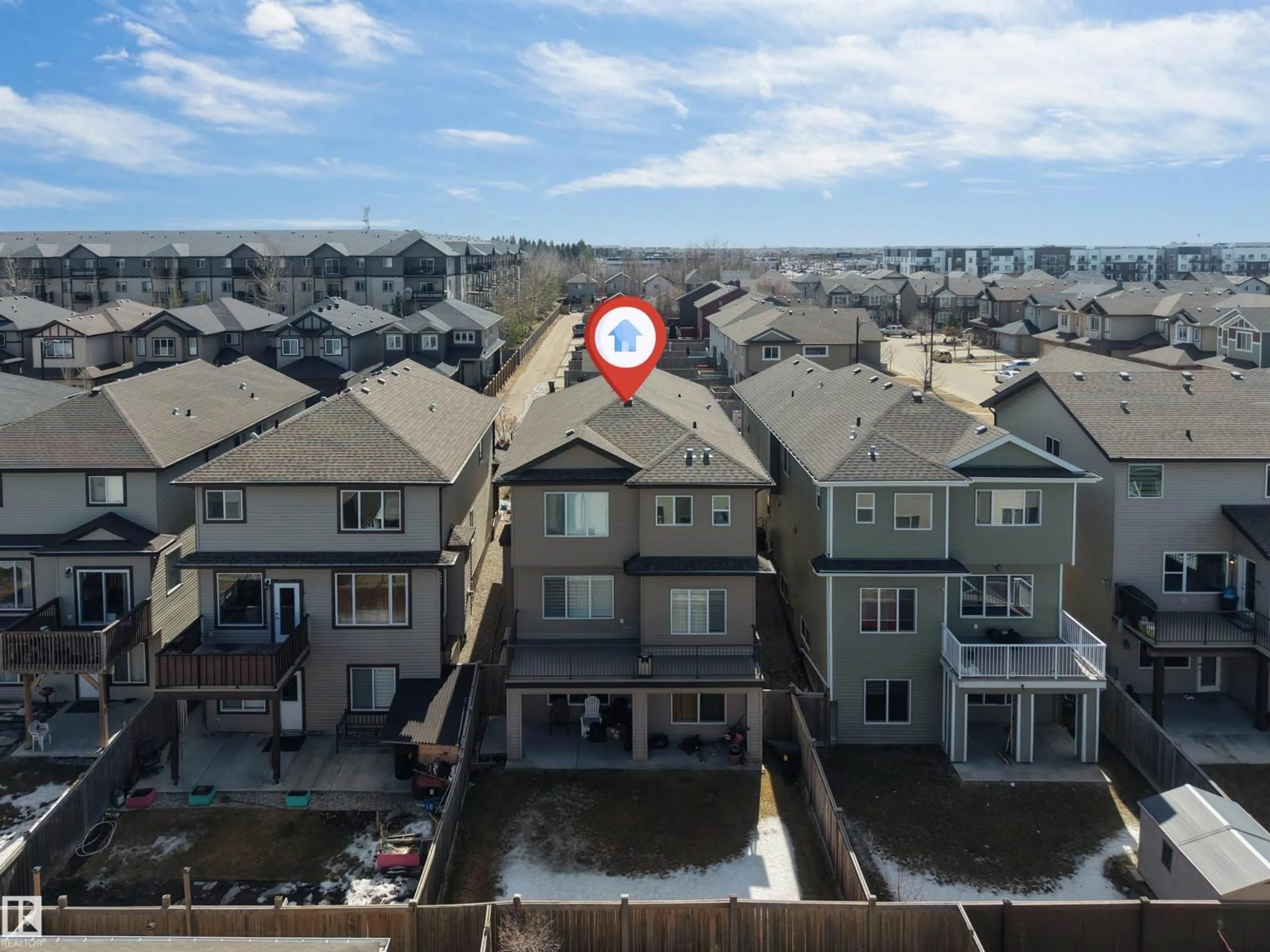 A pic from outside/outdoor area/front of a property/back of a property/a pic from drone, city buildings view from balcony for SW - 5156 2 AV, Edmonton Alberta T6X0R4