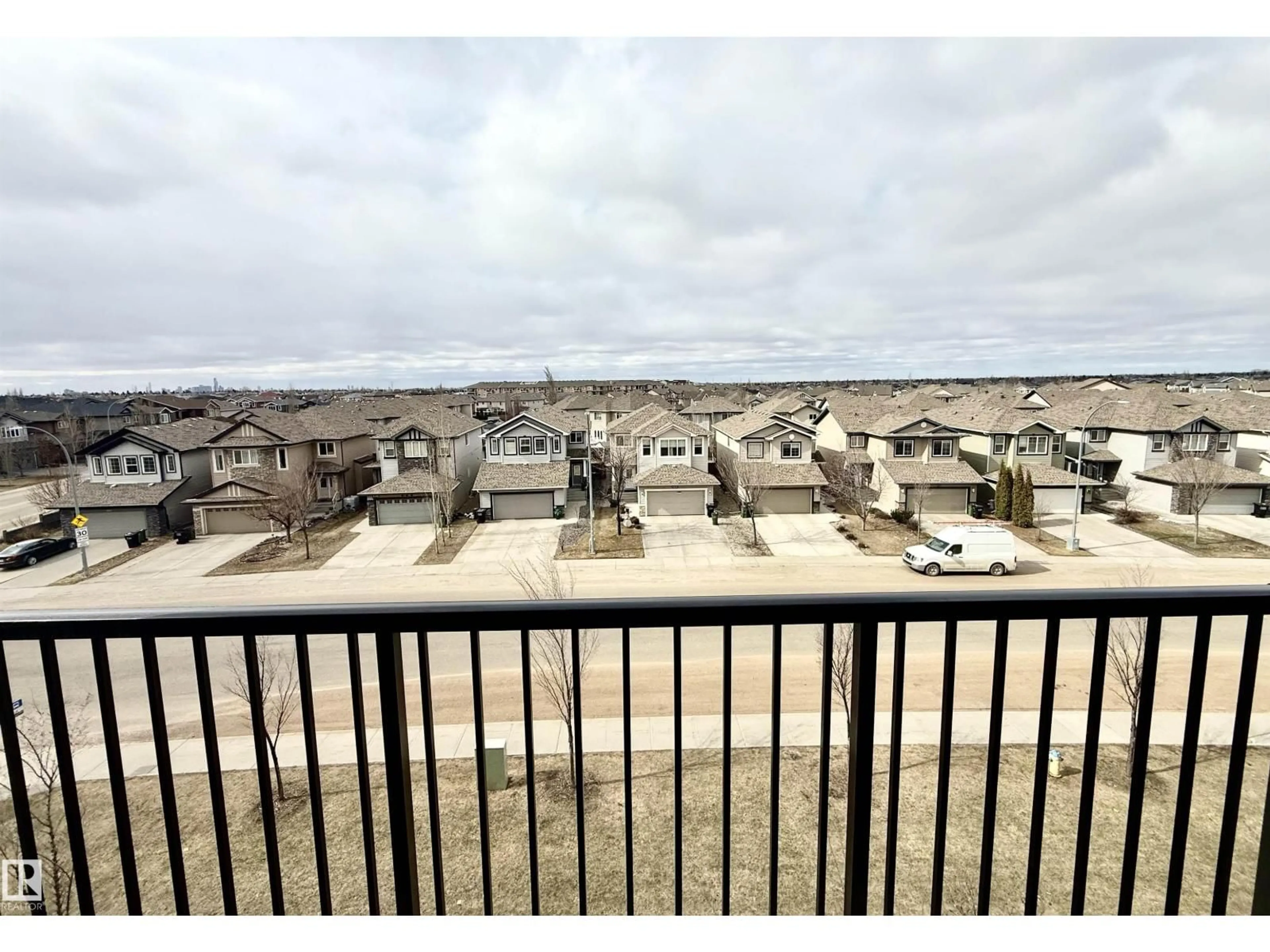 A pic from outside/outdoor area/front of a property/back of a property/a pic from drone, city buildings view from balcony for #437 - 5504 SCHONSEE DR, Edmonton Alberta T5Z0N9