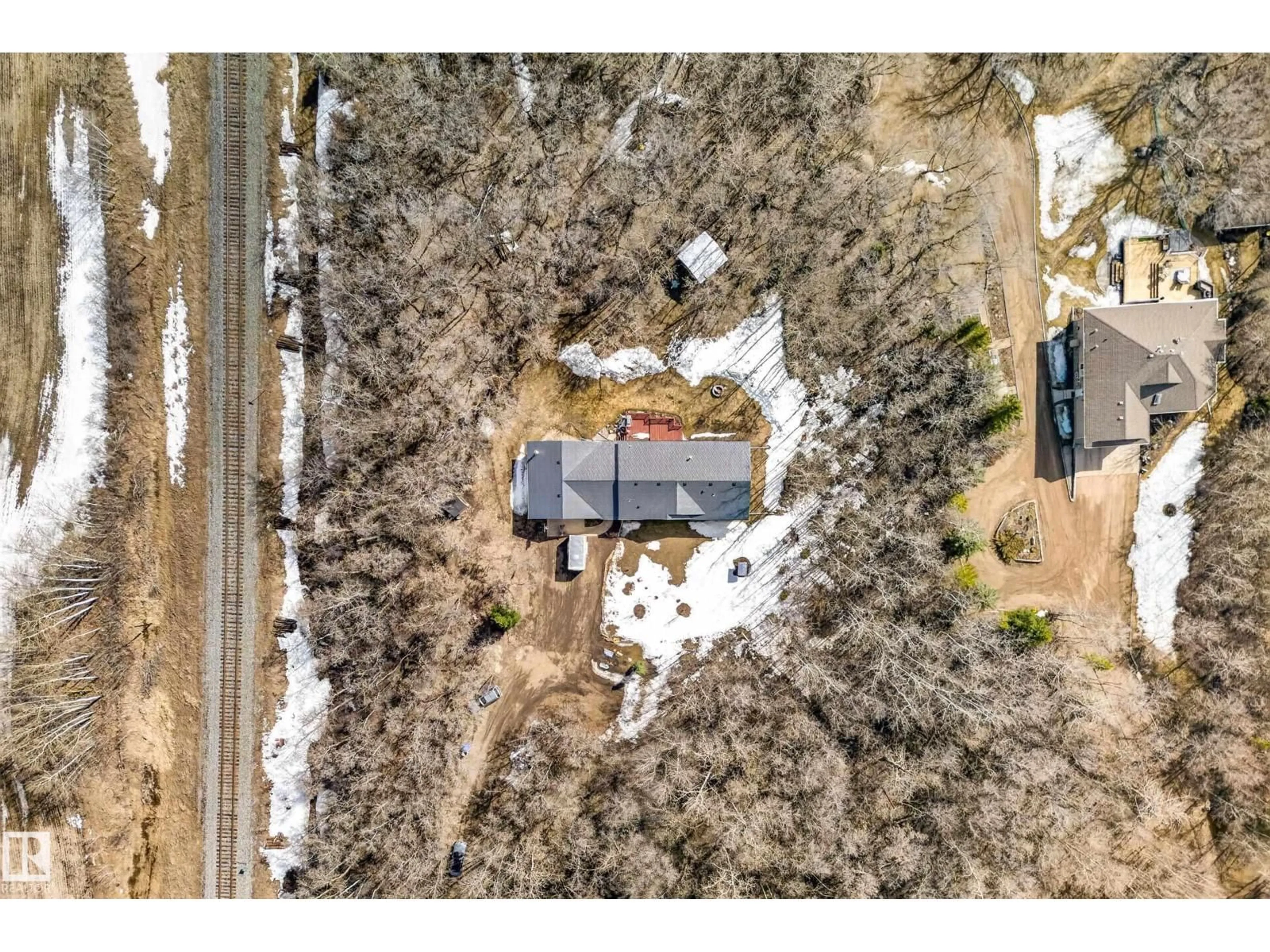 A pic from outside/outdoor area/front of a property/back of a property/a pic from drone, street for 4609 47 ST, Bruderheim Alberta T0B0S0