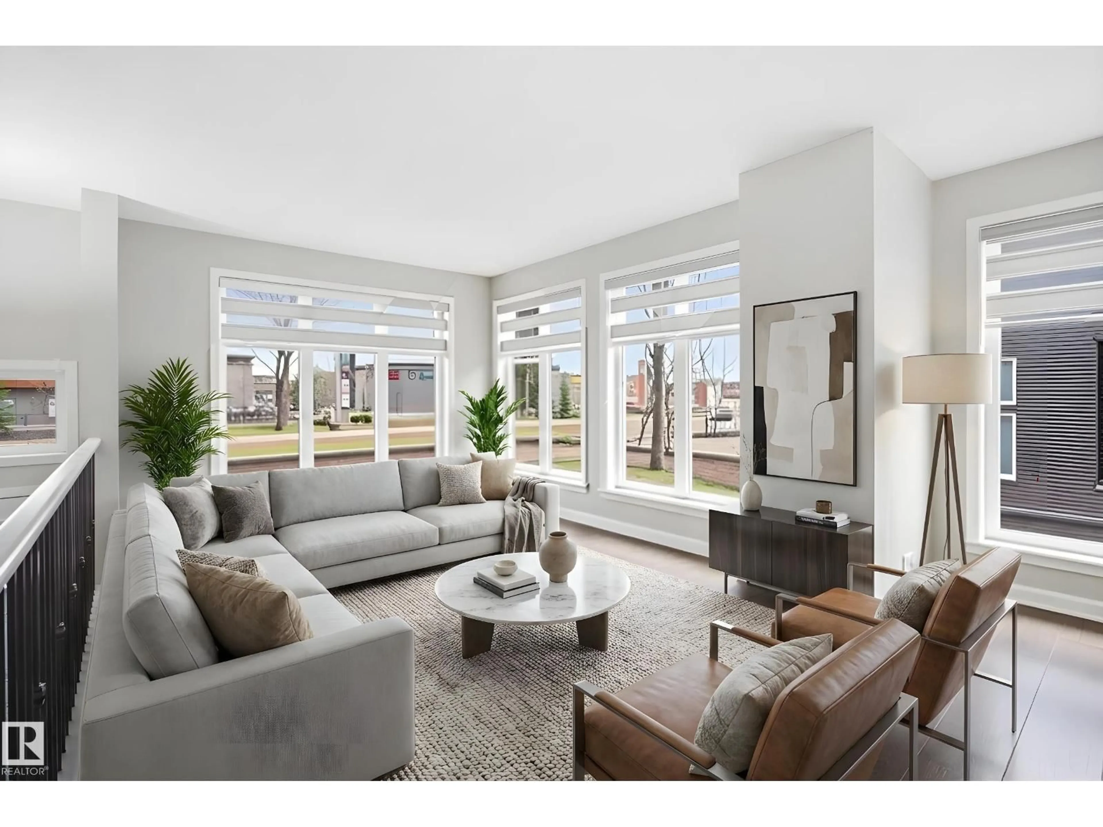 Living room with furniture, unknown for #18 - 4470 PROWSE ROAD, Edmonton Alberta T6W3R5