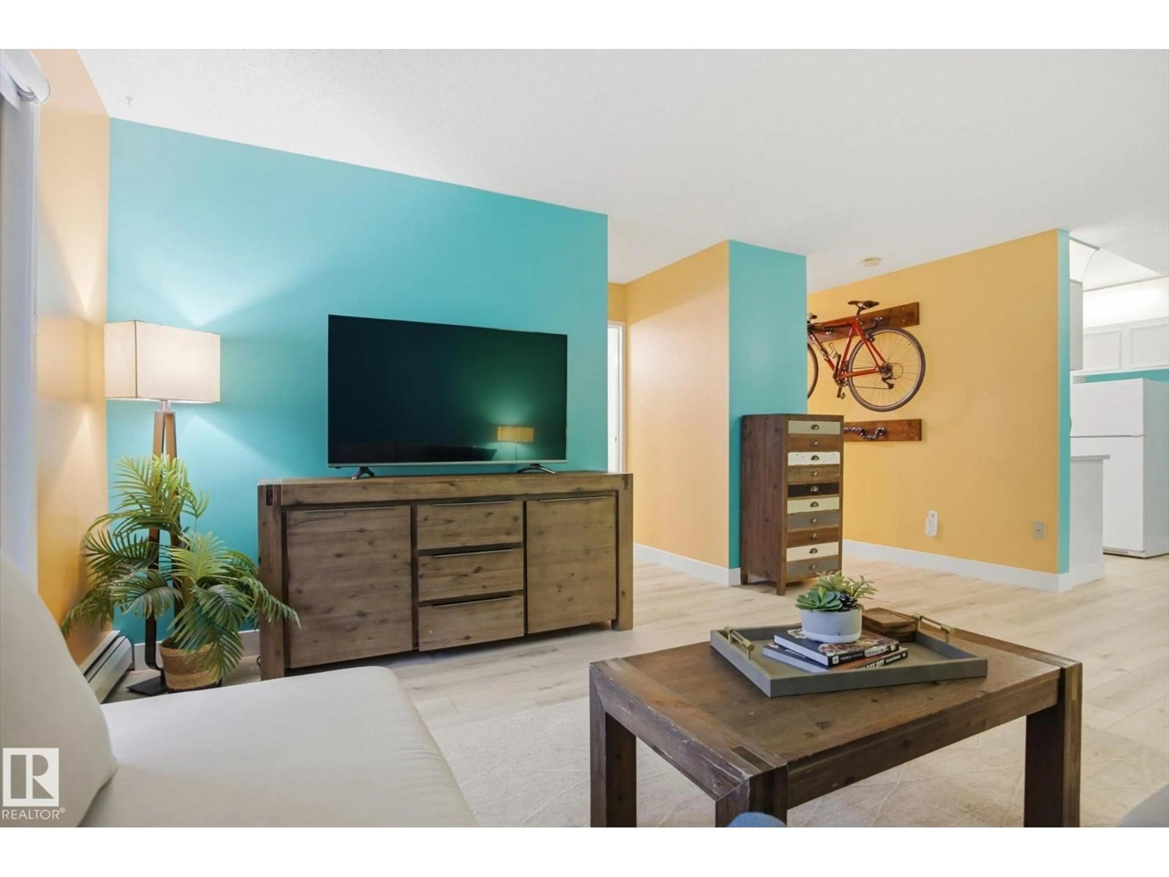 Living room with furniture, unknown for #103 - 10732 86 AV, Edmonton Alberta T6E2M9