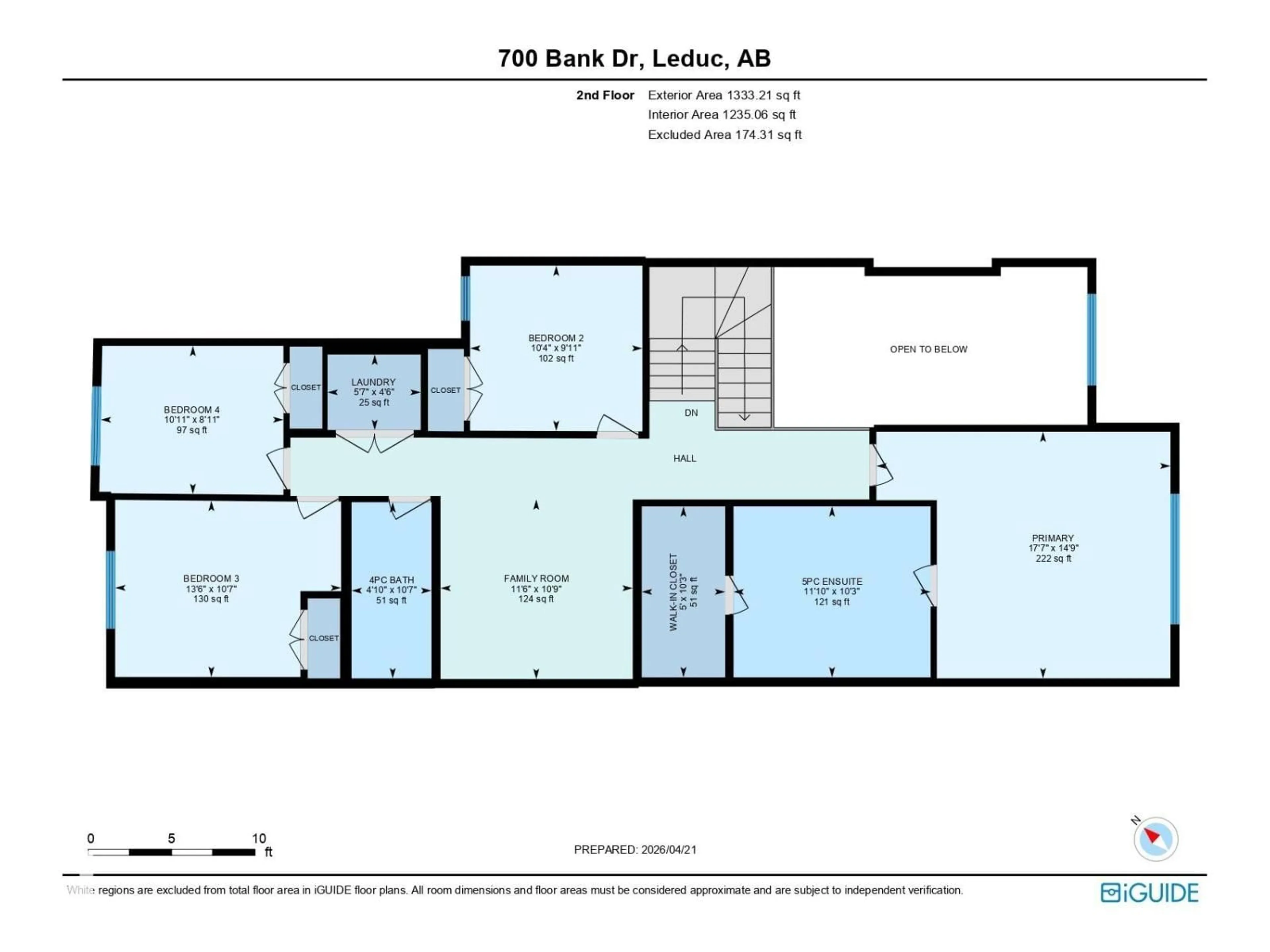 Floor plan for 700 BANK DR, Leduc Alberta T9E1W1