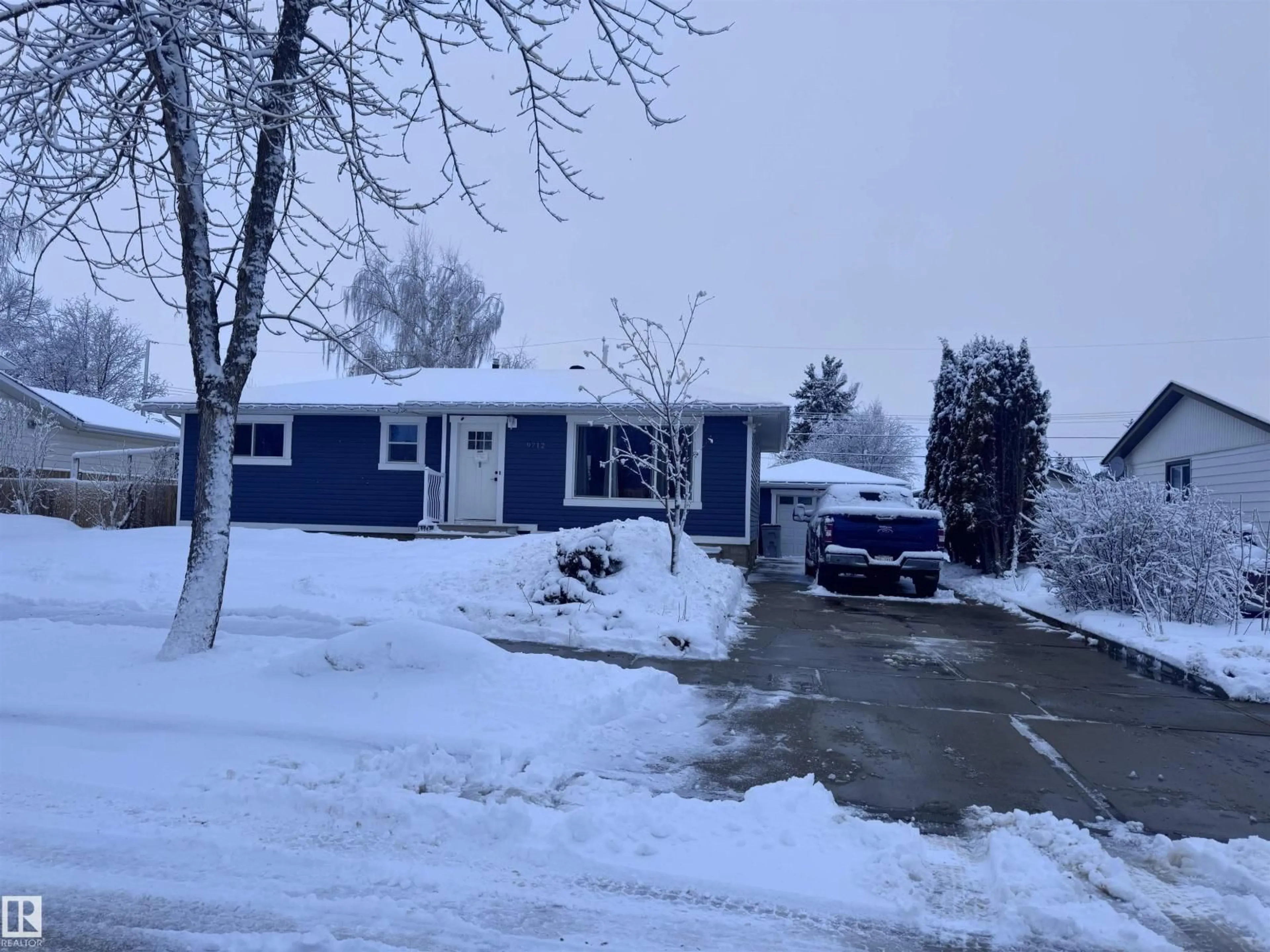 A pic from outside/outdoor area/front of a property/back of a property/a pic from drone, street for 9712 101 AV, Westlock Alberta T7P1Z4