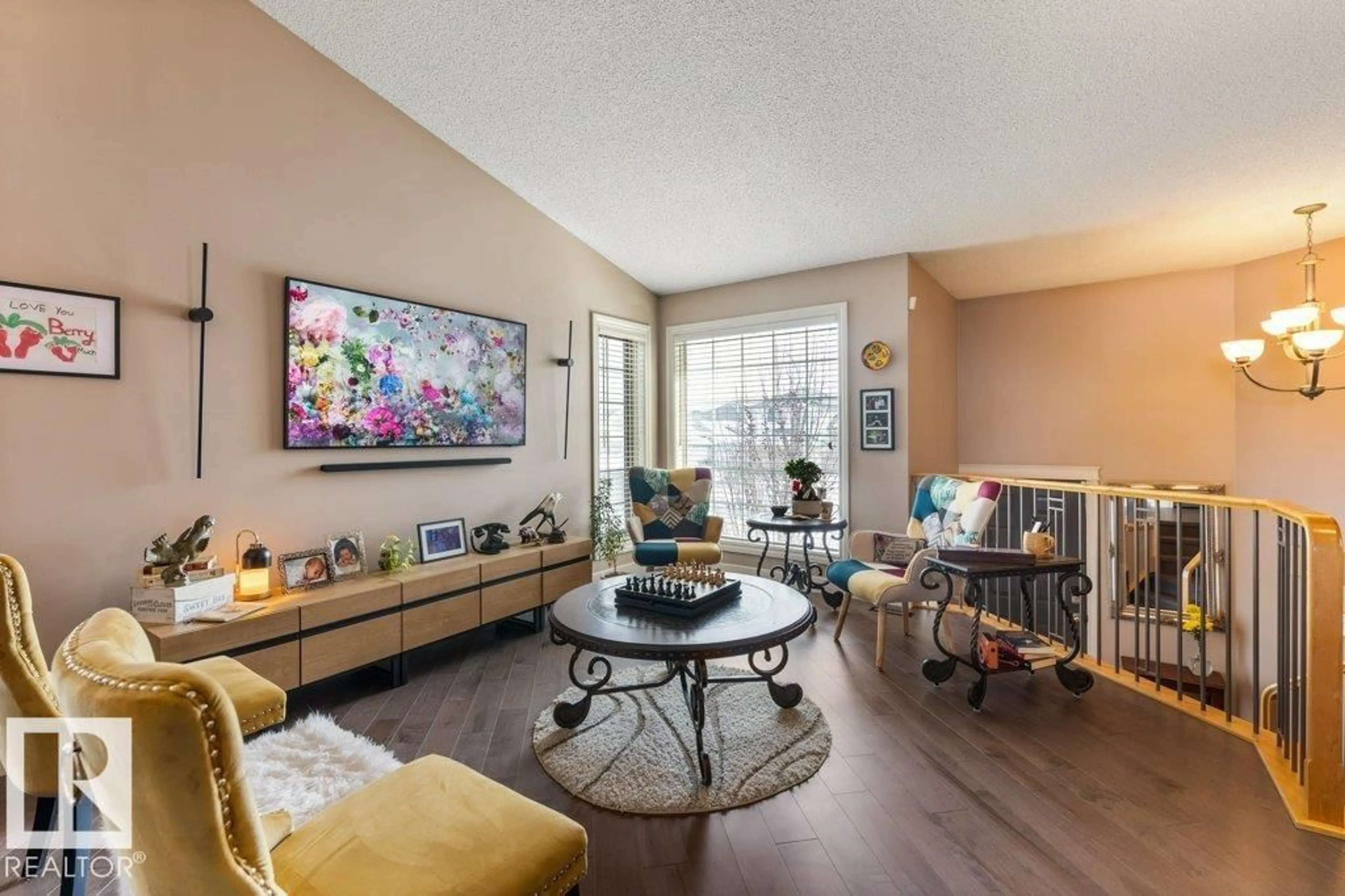 Living room with furniture, unknown for 17 DONALD PL, St. Albert Alberta T8N6H3