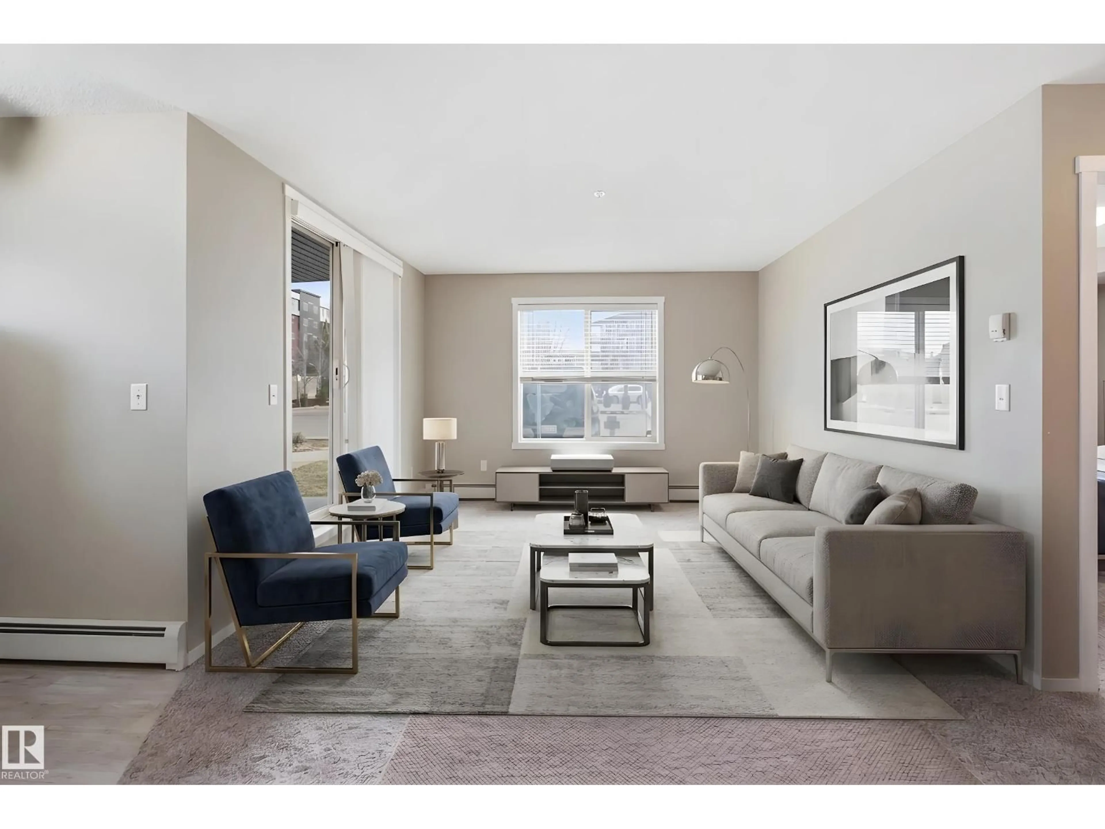 Living room with furniture, unknown for #136 - 3315 JAMES MOWATT TRAIL, Edmonton Alberta T6W3L9