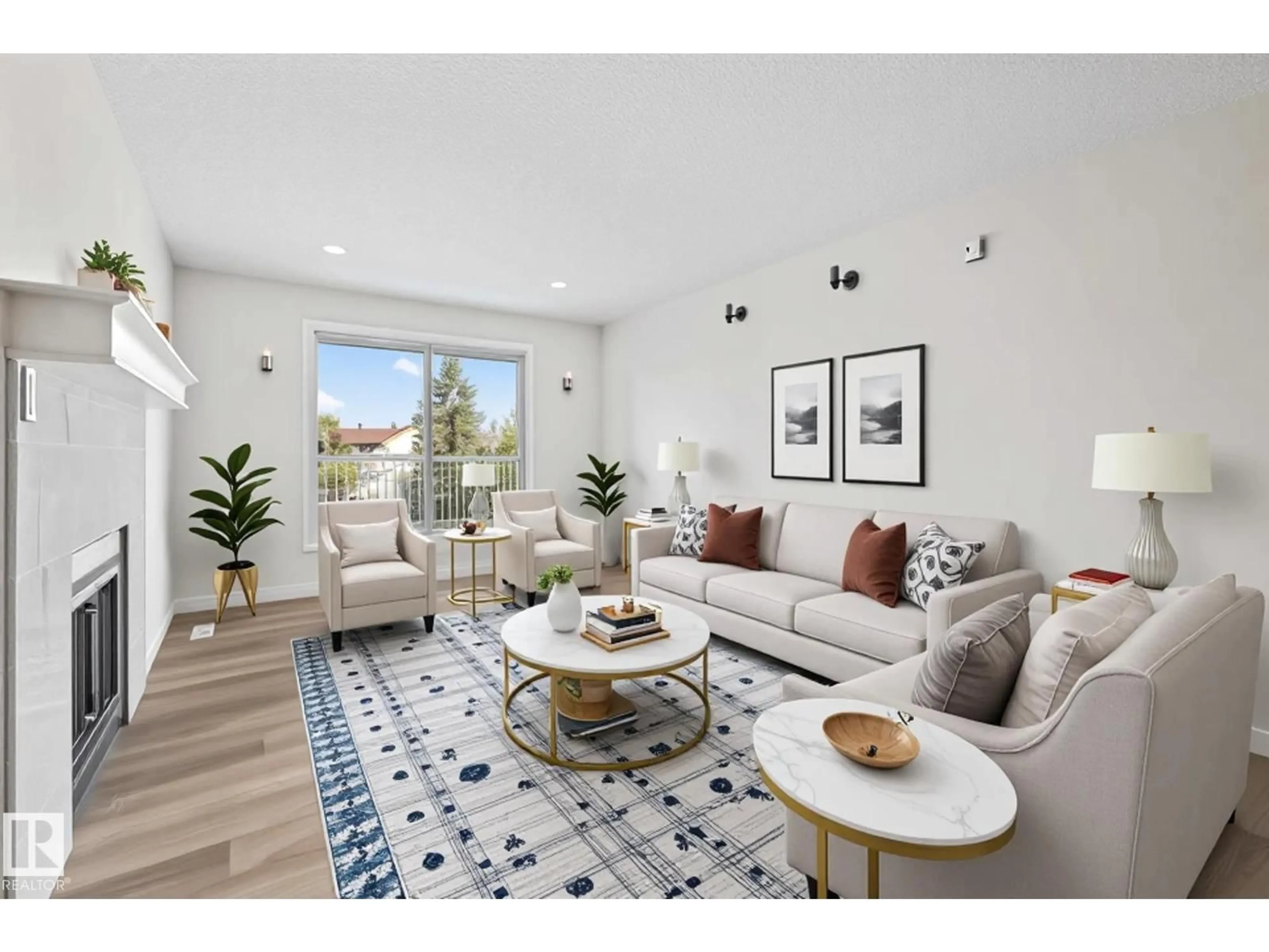 Living room with furniture, unknown for #308 - 6208 180 ST, Edmonton Alberta T5T2T2