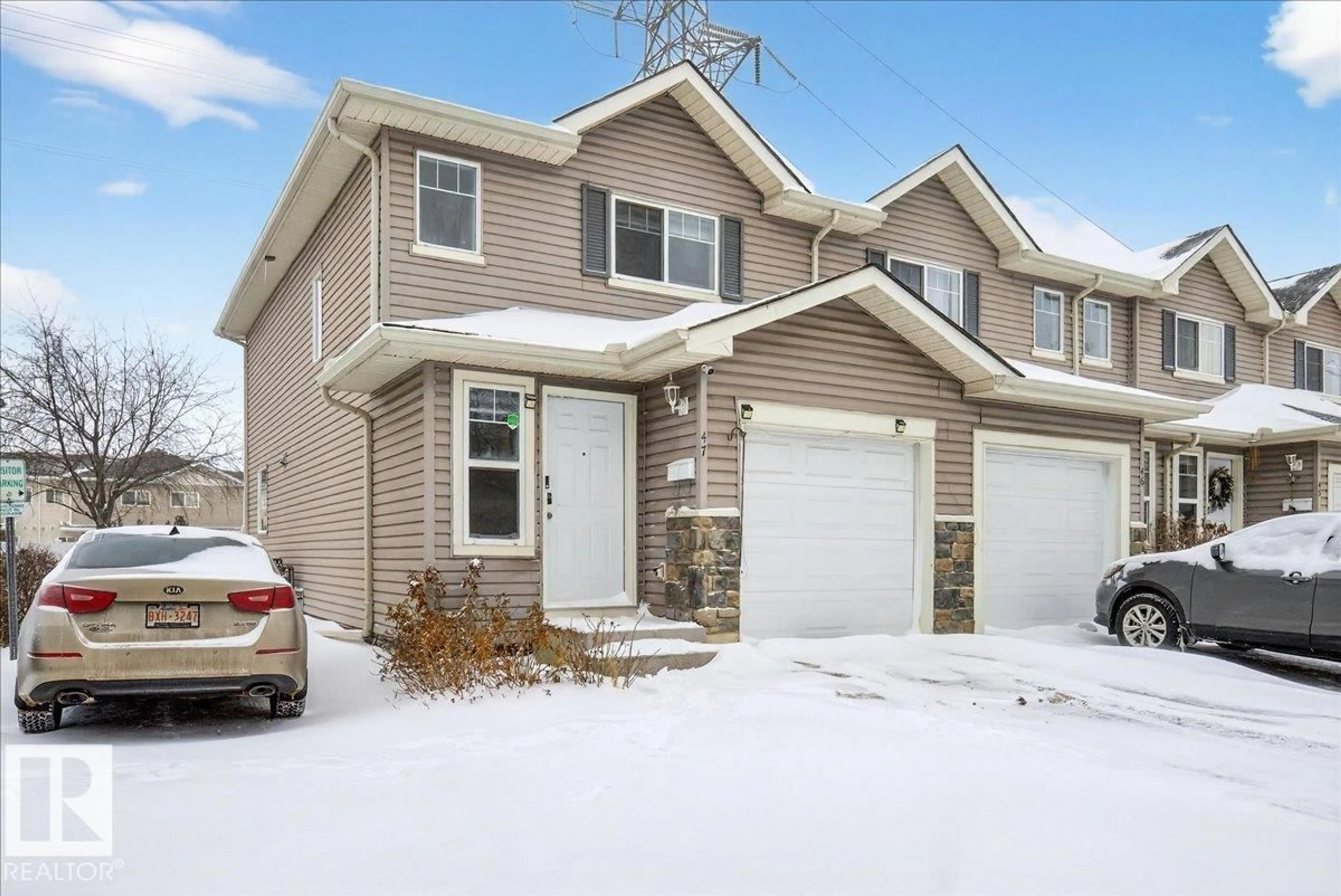 Home with vinyl exterior material, street for #47 - 230 EDWARDS DR, Edmonton Alberta T6X1G7