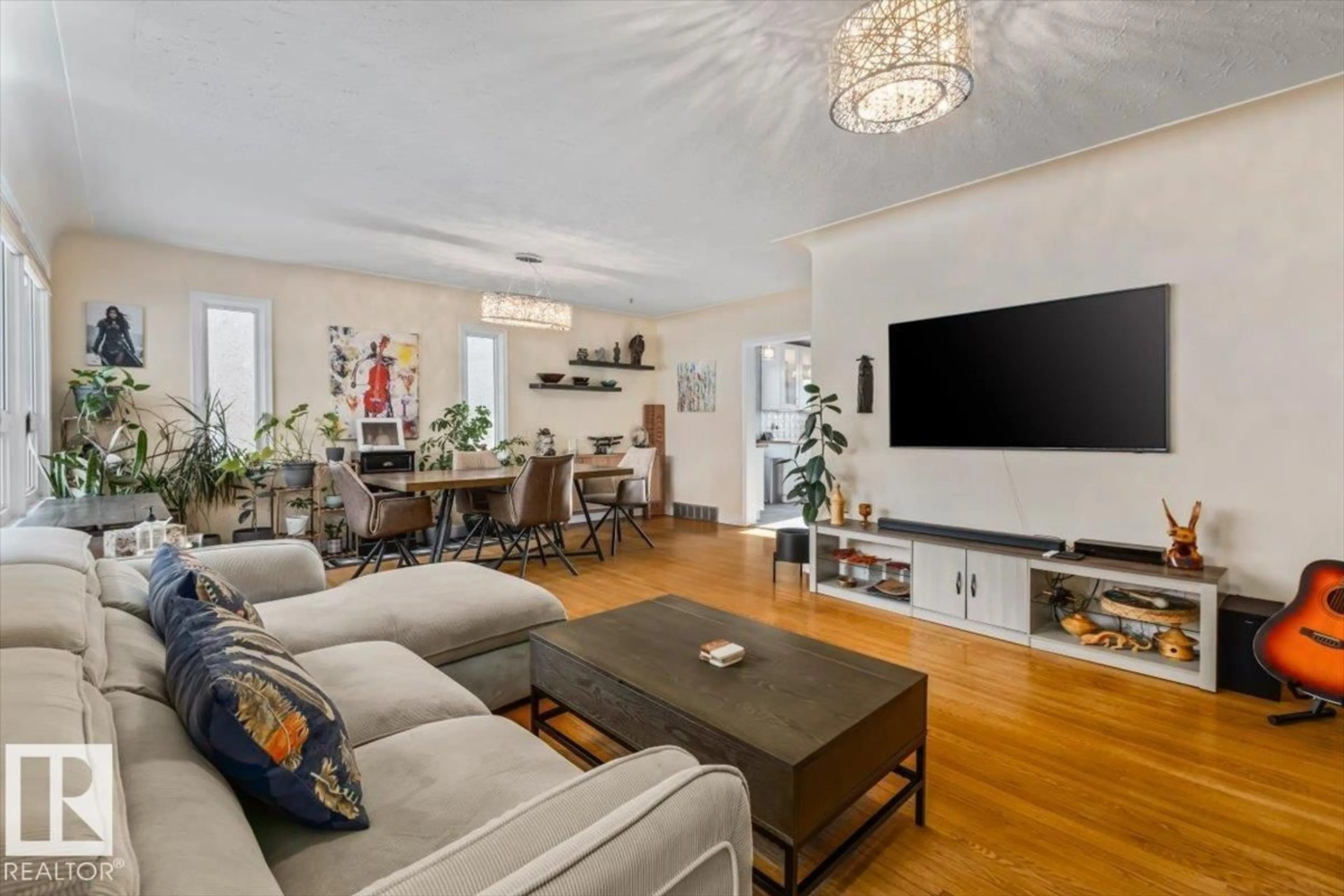 Living room with furniture, unknown for NW - 10756 133 ST, Edmonton Alberta T5M1G6
