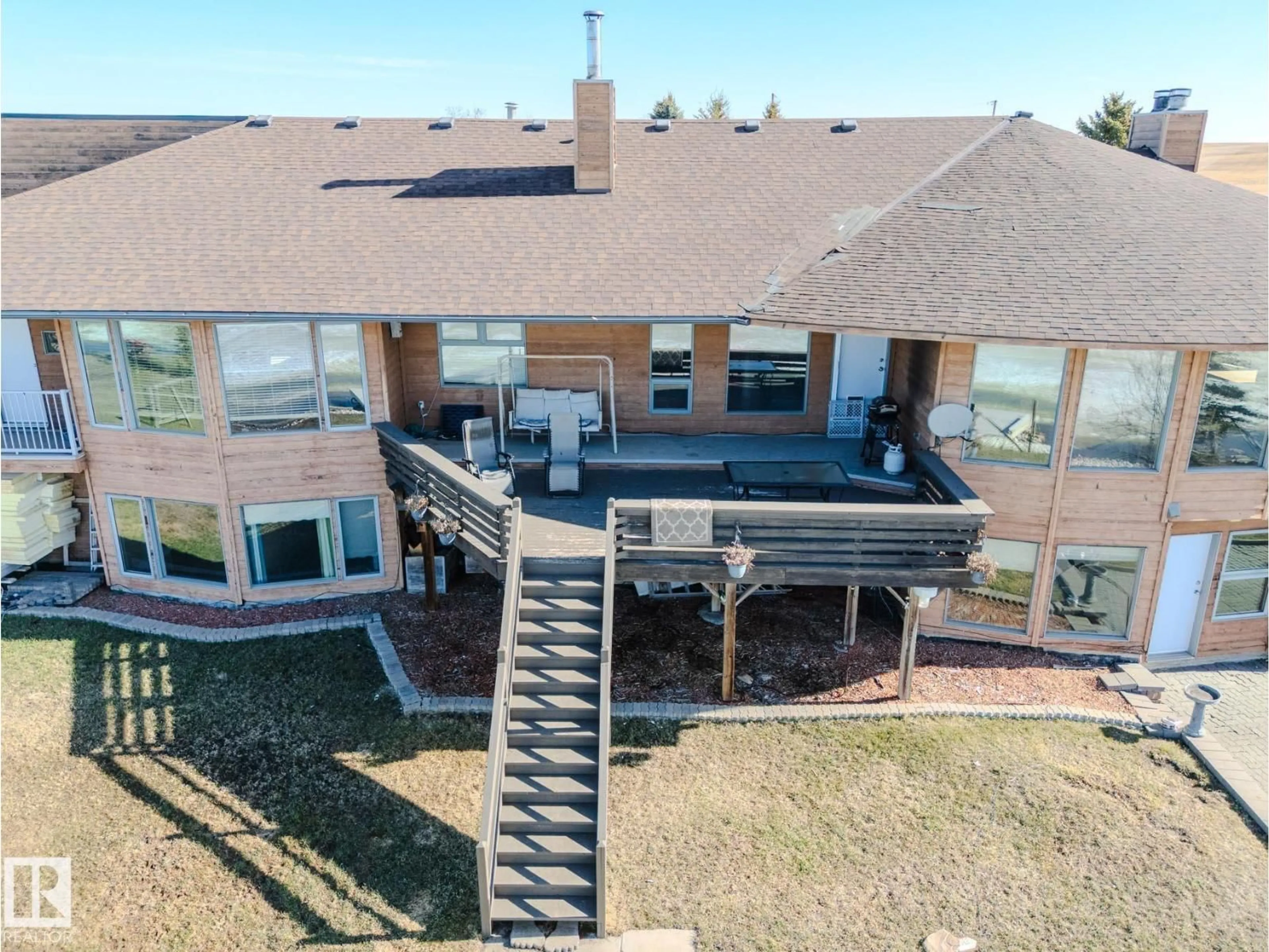 A pic from outside/outdoor area/front of a property/back of a property/a pic from drone, unknown for 48208 RANGE ROAD, Rural Beaver County Alberta T0B4N0