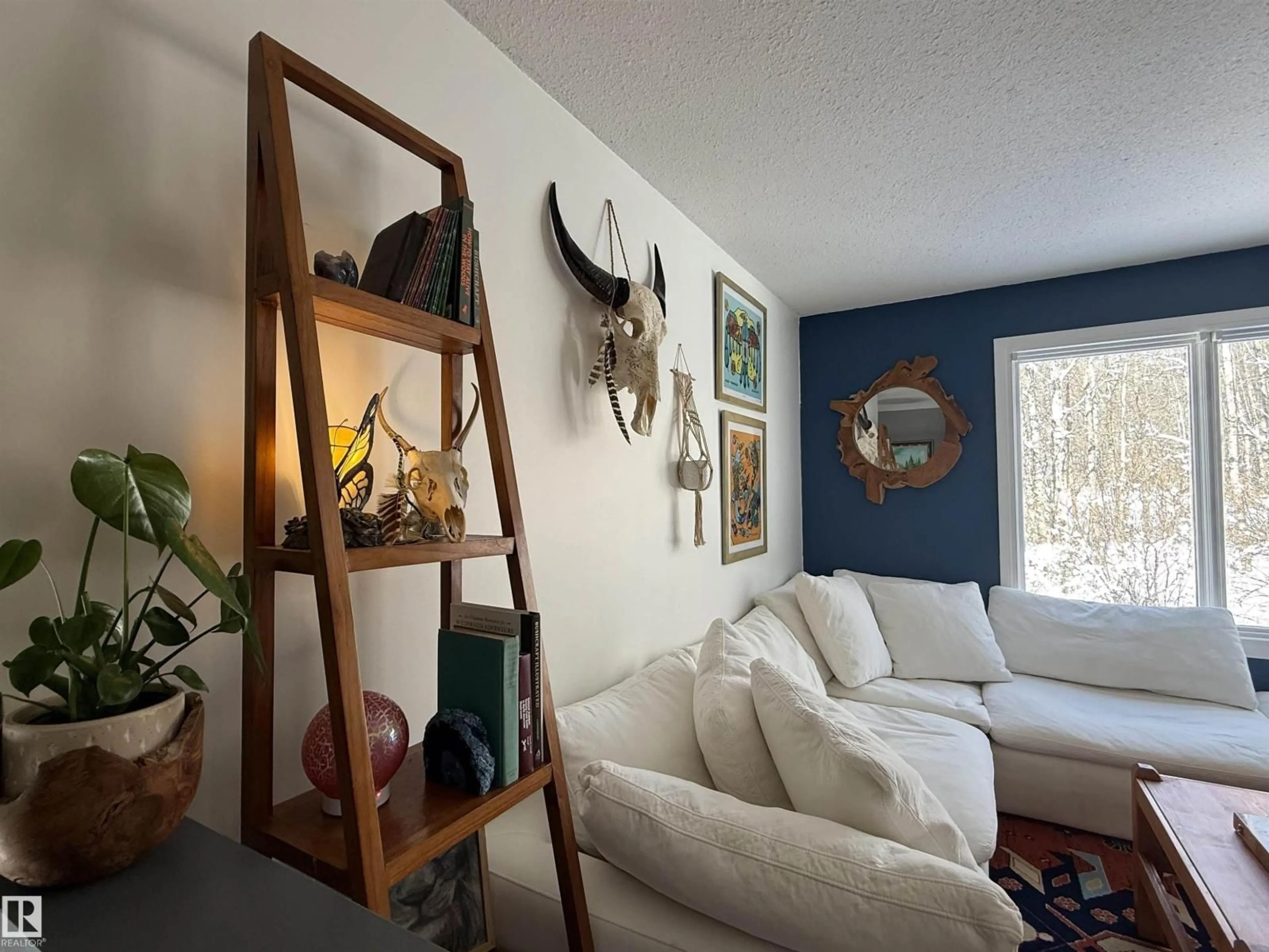 Living room with furniture, unknown for 64 TAWATINAW DR, Rural Athabasca County Alberta T9S2A2