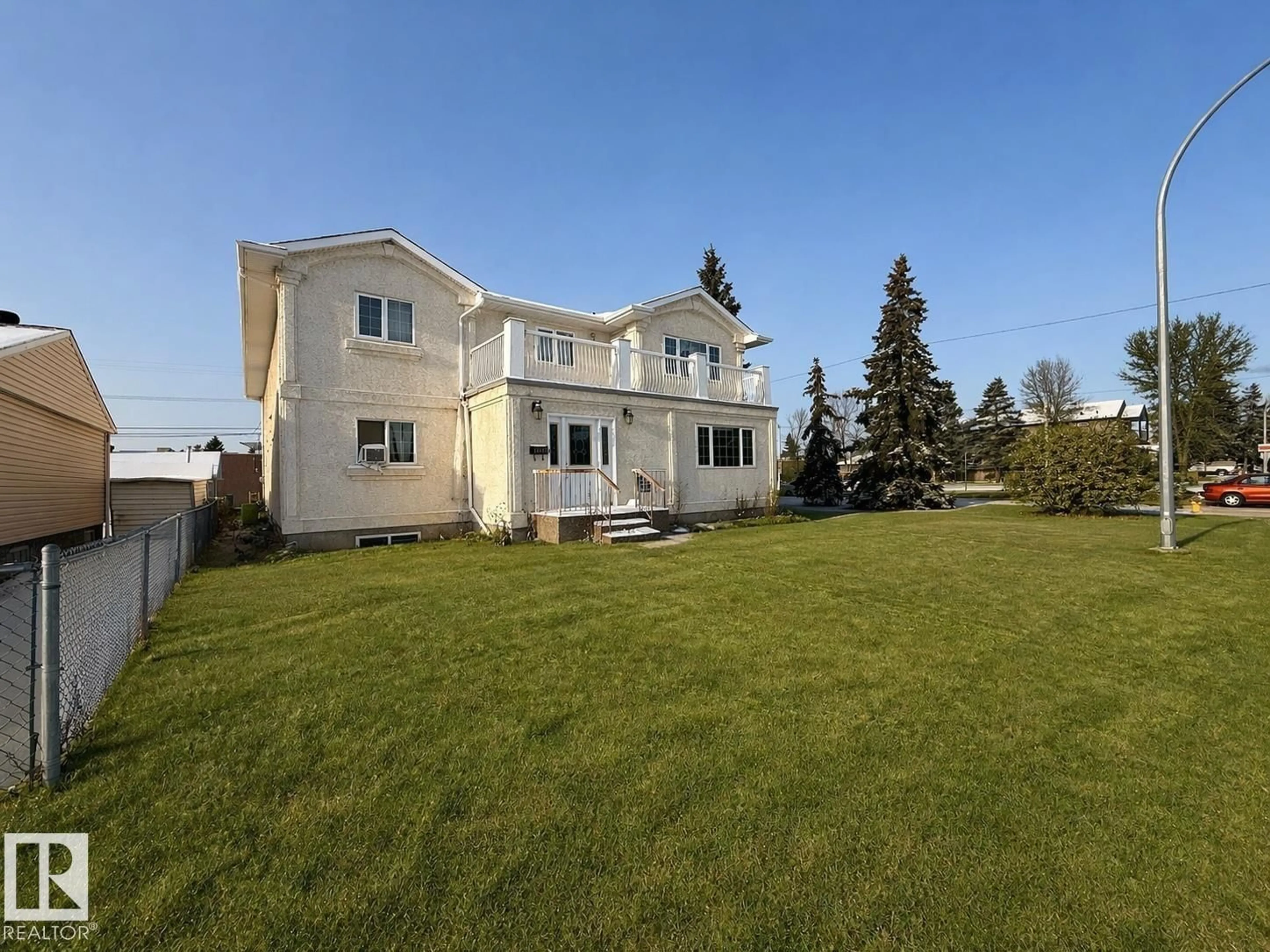 A pic from outside/outdoor area/front of a property/back of a property/a pic from drone, unknown for NW - 10644 155 ST, Edmonton Alberta T5P2M5