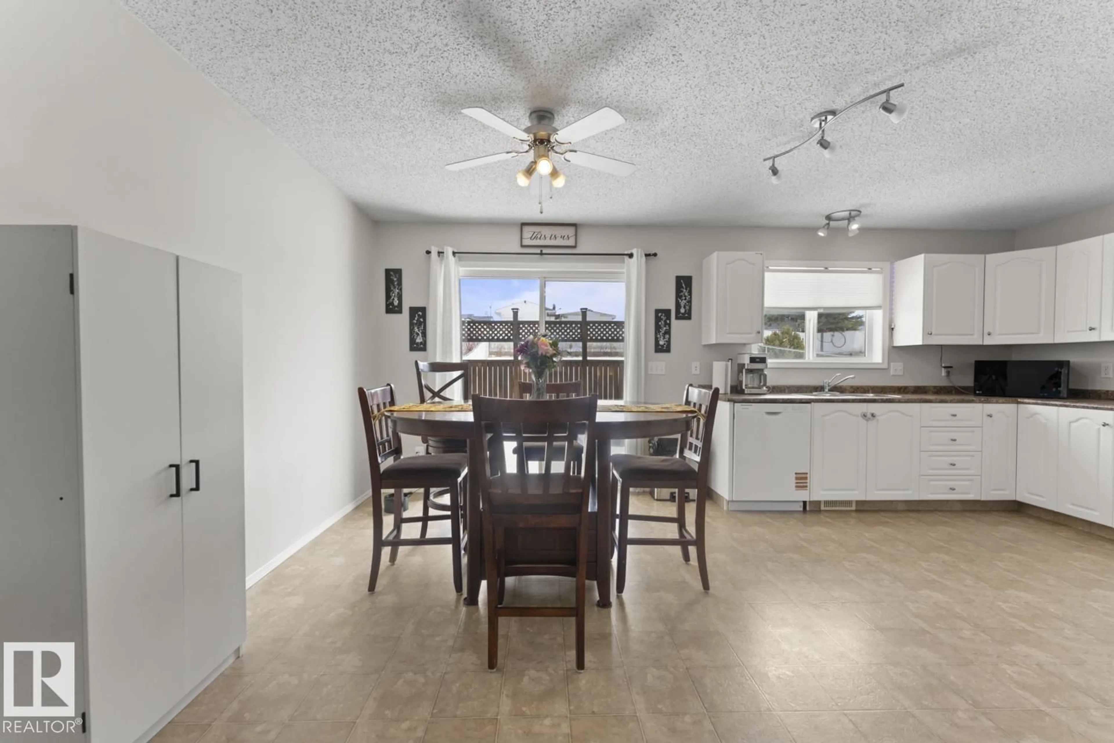 Open concept kitchen, ceramic/tile floor for 4805 45 ST, Cold Lake Alberta T9M1N7