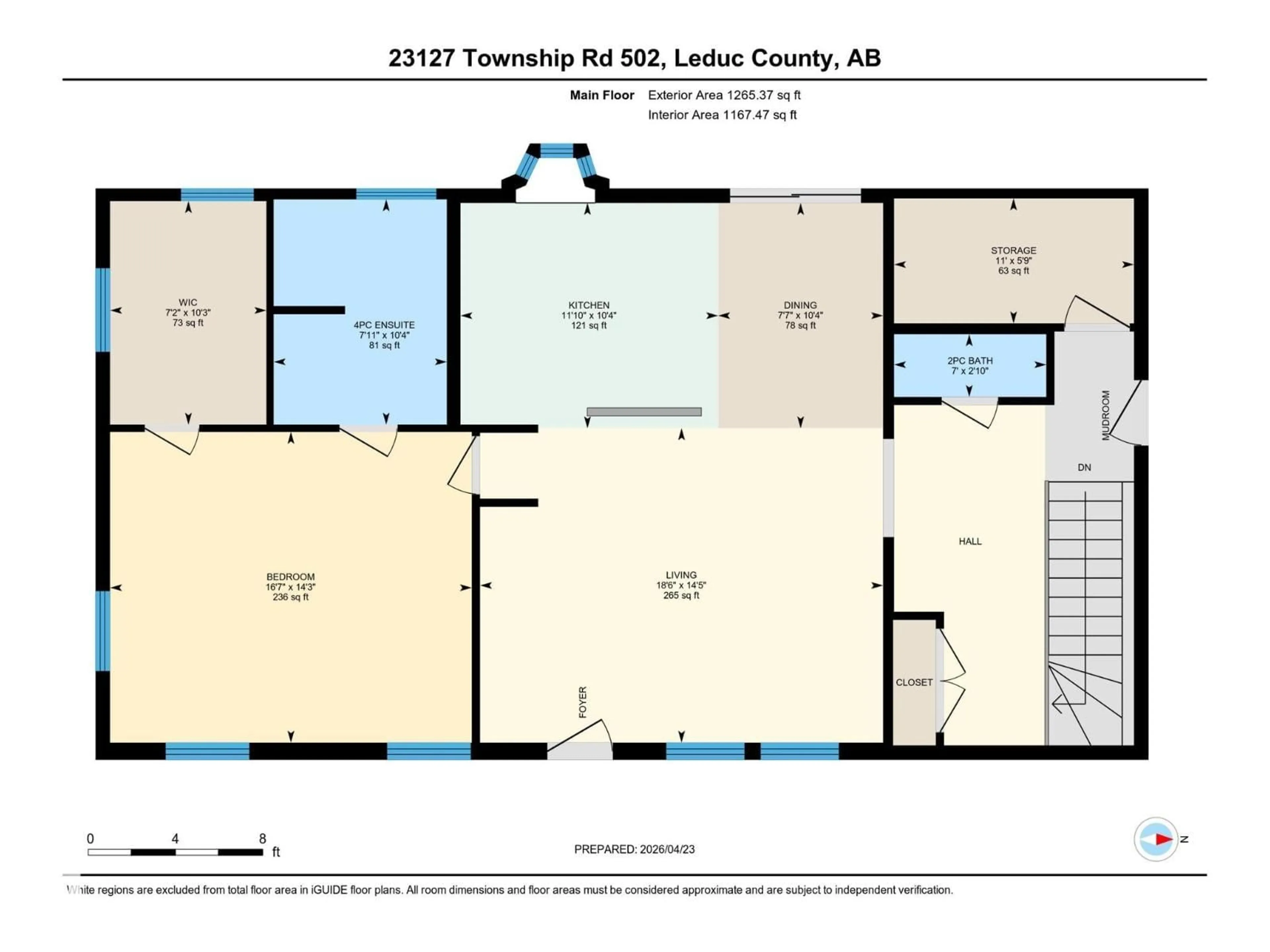 Floor plan for 23127 TWP RD 502, Rural Leduc County Alberta T4X0R2