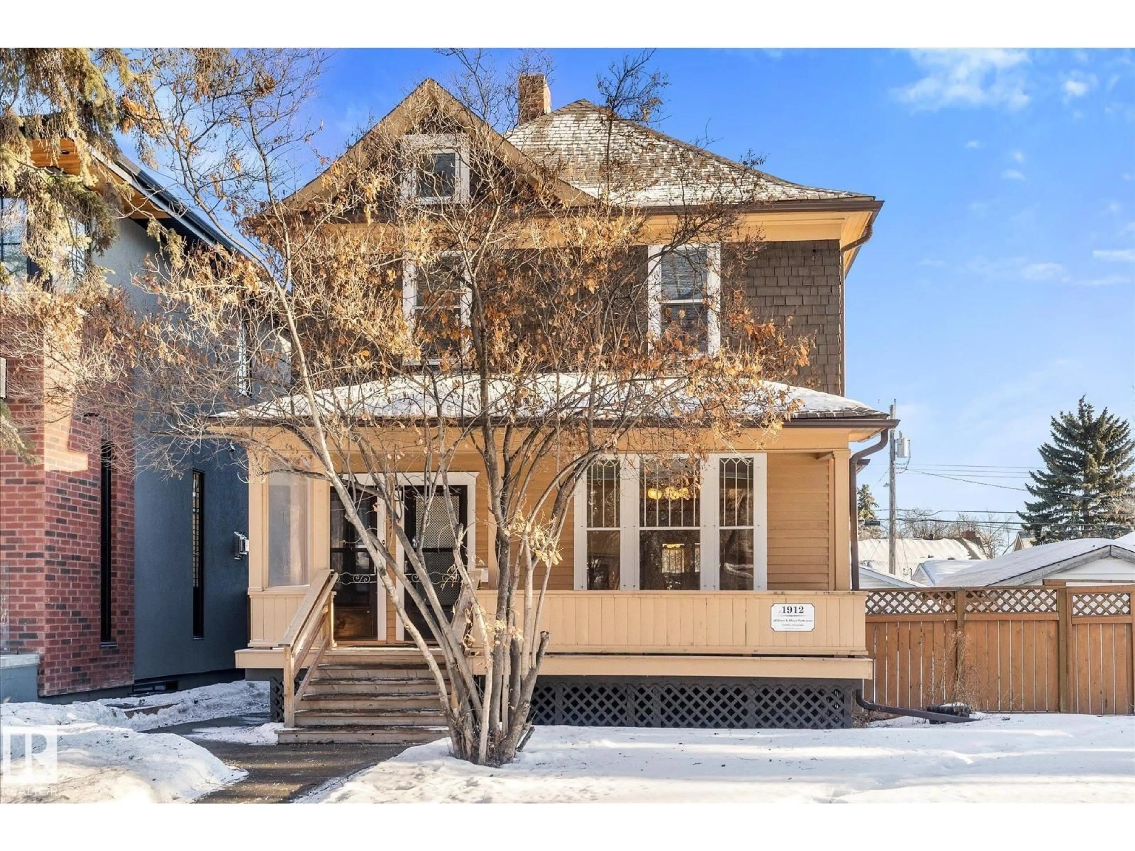 Home with brick exterior material, street for 10921 126 ST, Edmonton Alberta T5M0P4