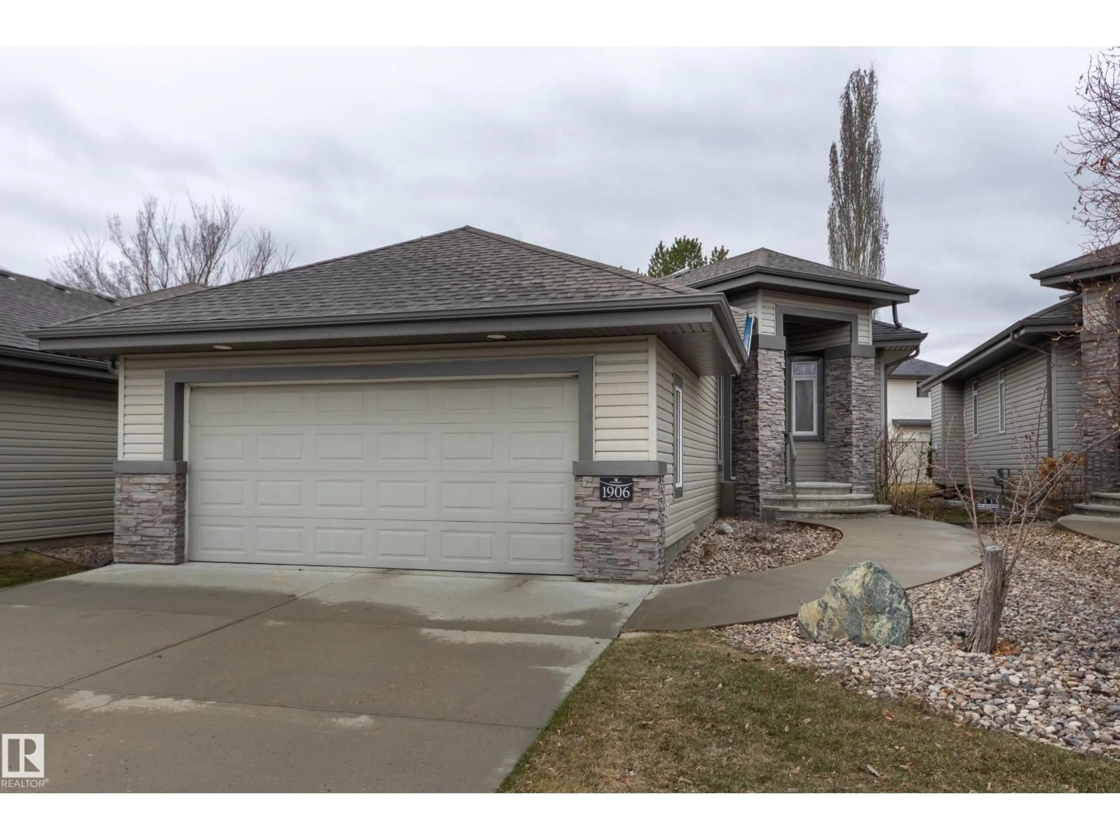 Home with brick exterior material, street for 1906 LEMIEUX CT, Edmonton Alberta T6R3T5