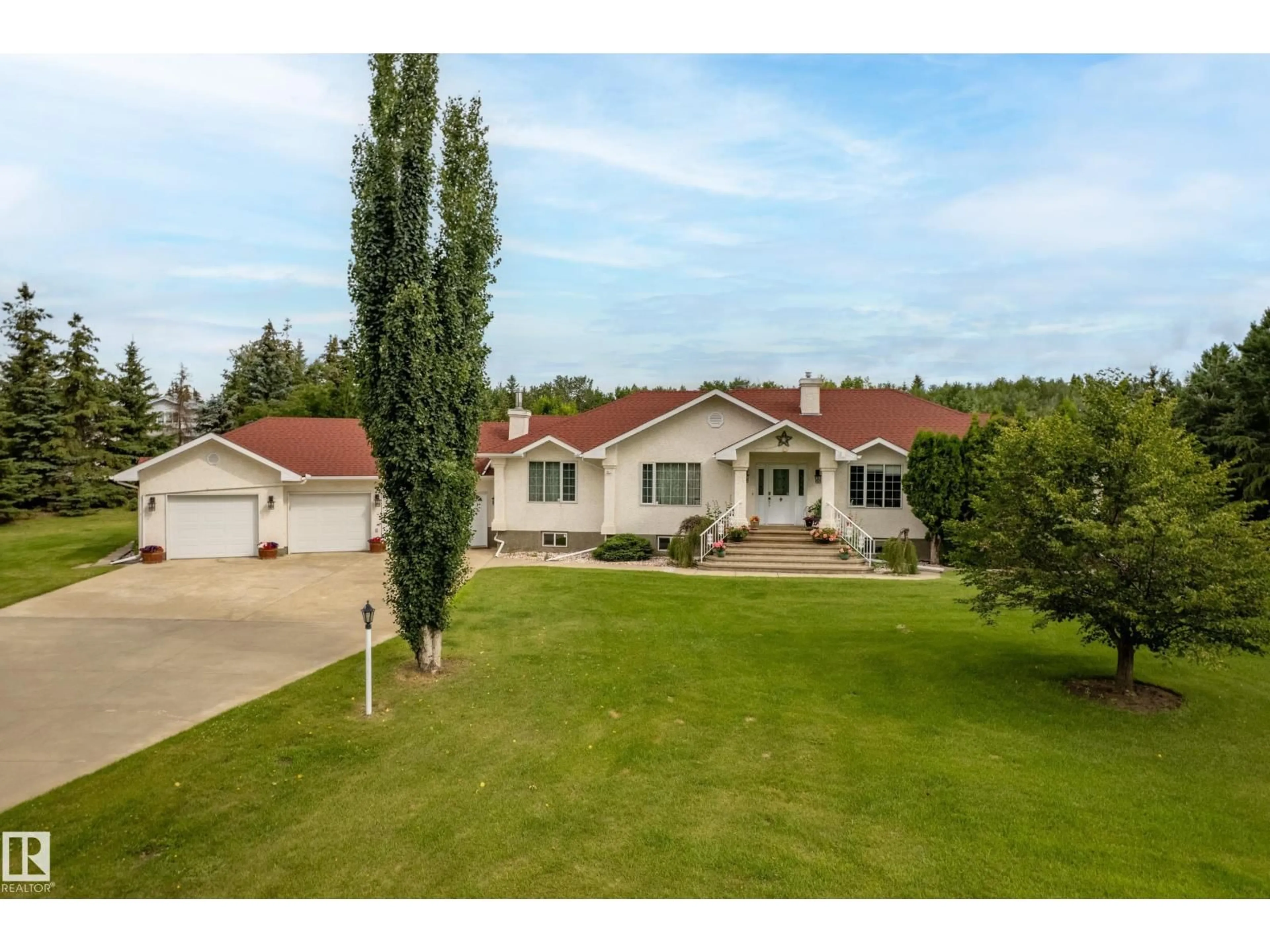 A pic from outside/outdoor area/front of a property/back of a property/a pic from drone, unknown for 39 RGE ROAD 262 RGE ROAD, Rural Parkland County Alberta T7Y1C2