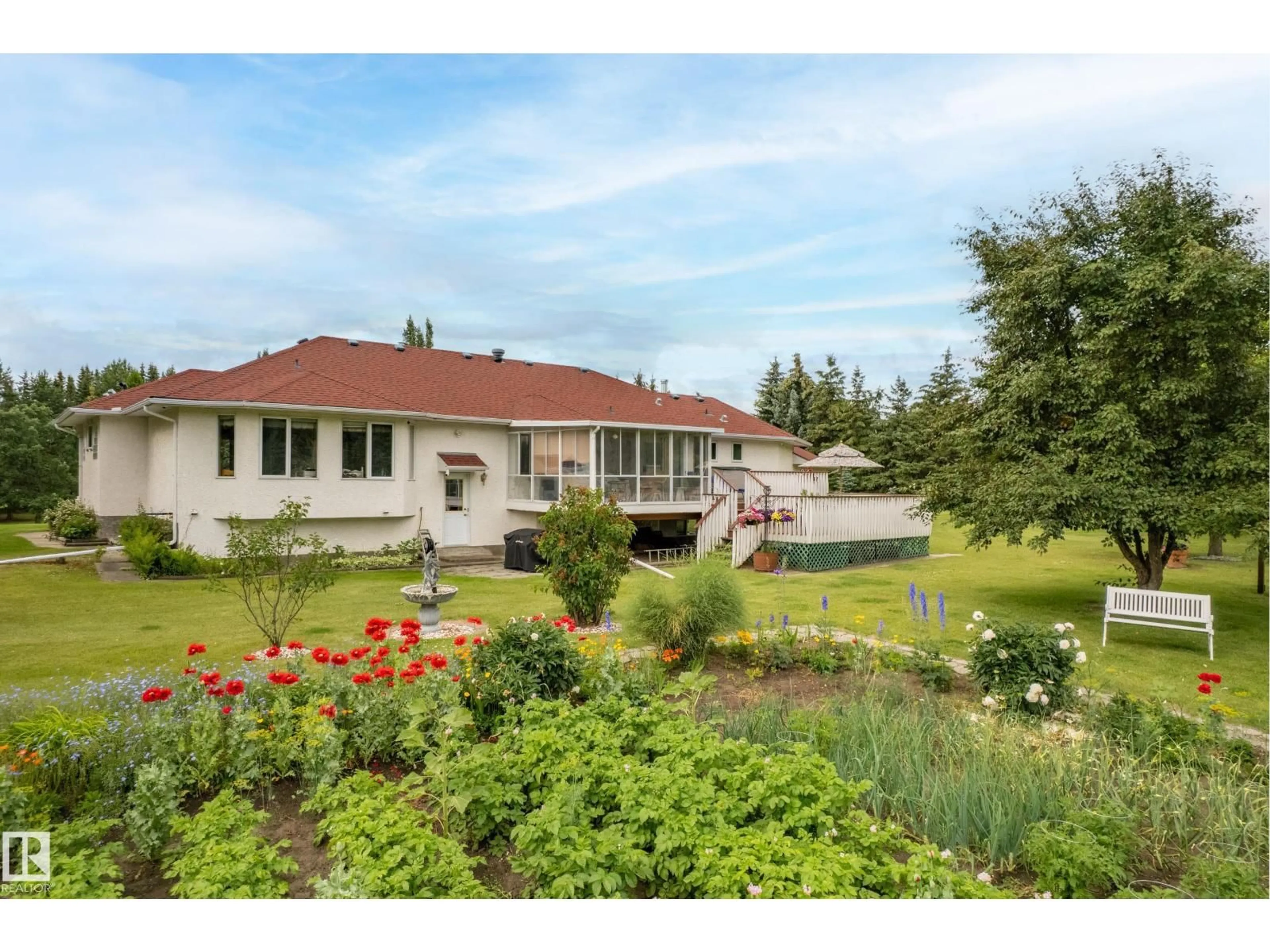 A pic from outside/outdoor area/front of a property/back of a property/a pic from drone, unknown for 39 RGE ROAD 262 RGE ROAD, Rural Parkland County Alberta T7Y1C2