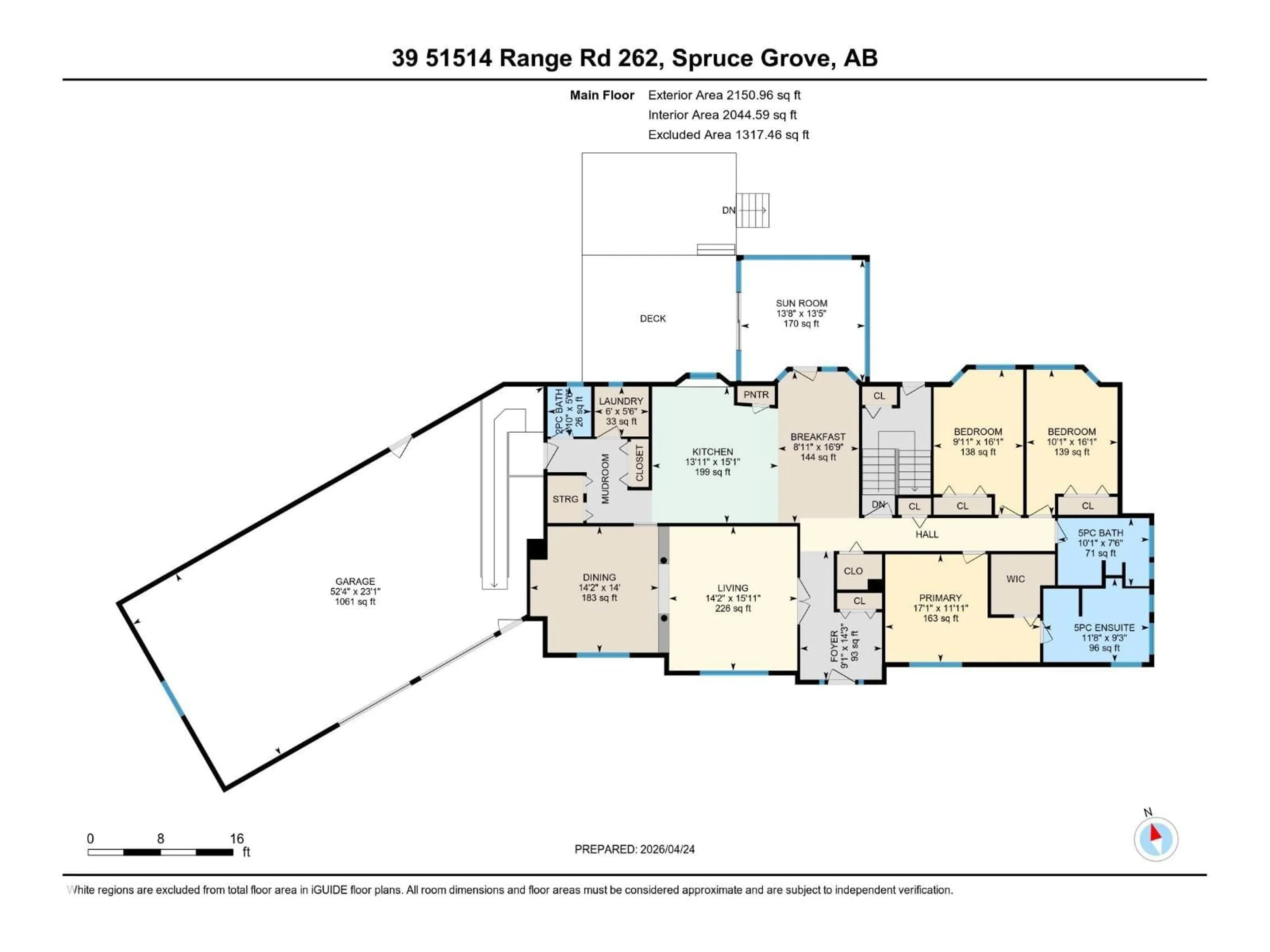 Floor plan for 39 RGE ROAD 262 RGE ROAD, Rural Parkland County Alberta T7Y1C2
