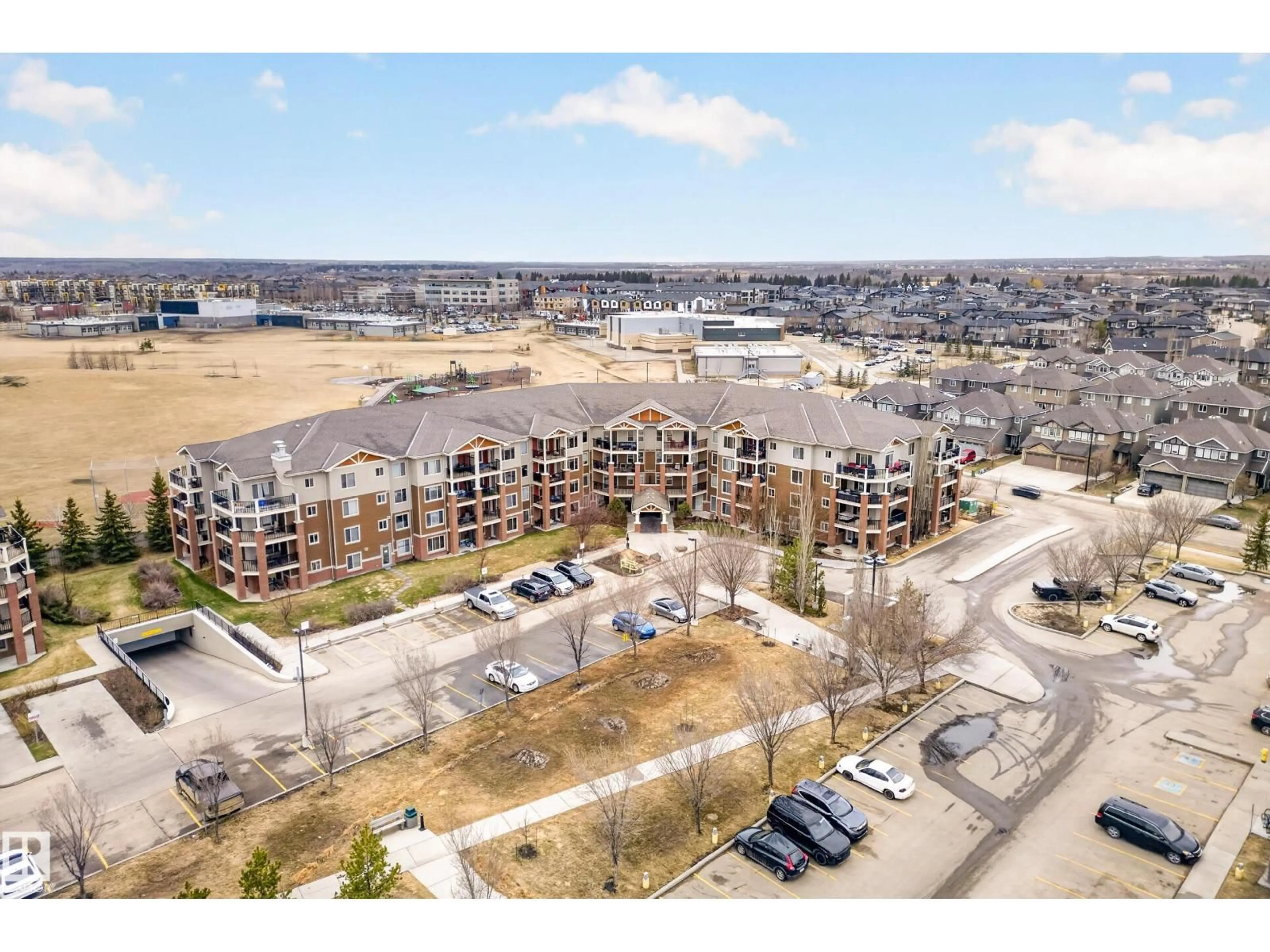 A pic from outside/outdoor area/front of a property/back of a property/a pic from drone, unknown for #310 - 3719 WHITELAW LN, Edmonton Alberta T6W2C3