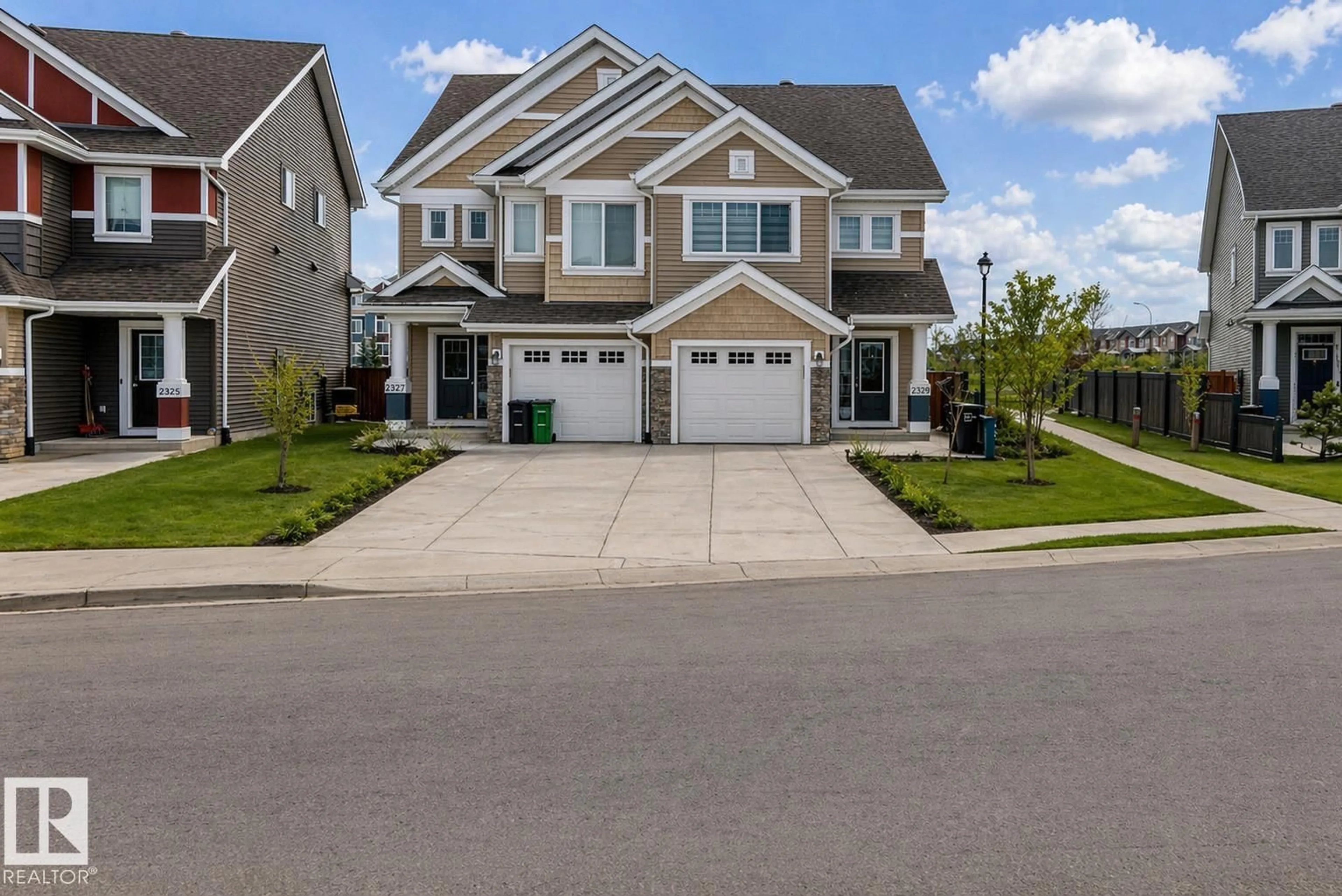 Home with vinyl exterior material, street for 2329 82 ST, Edmonton Alberta T6X2J7