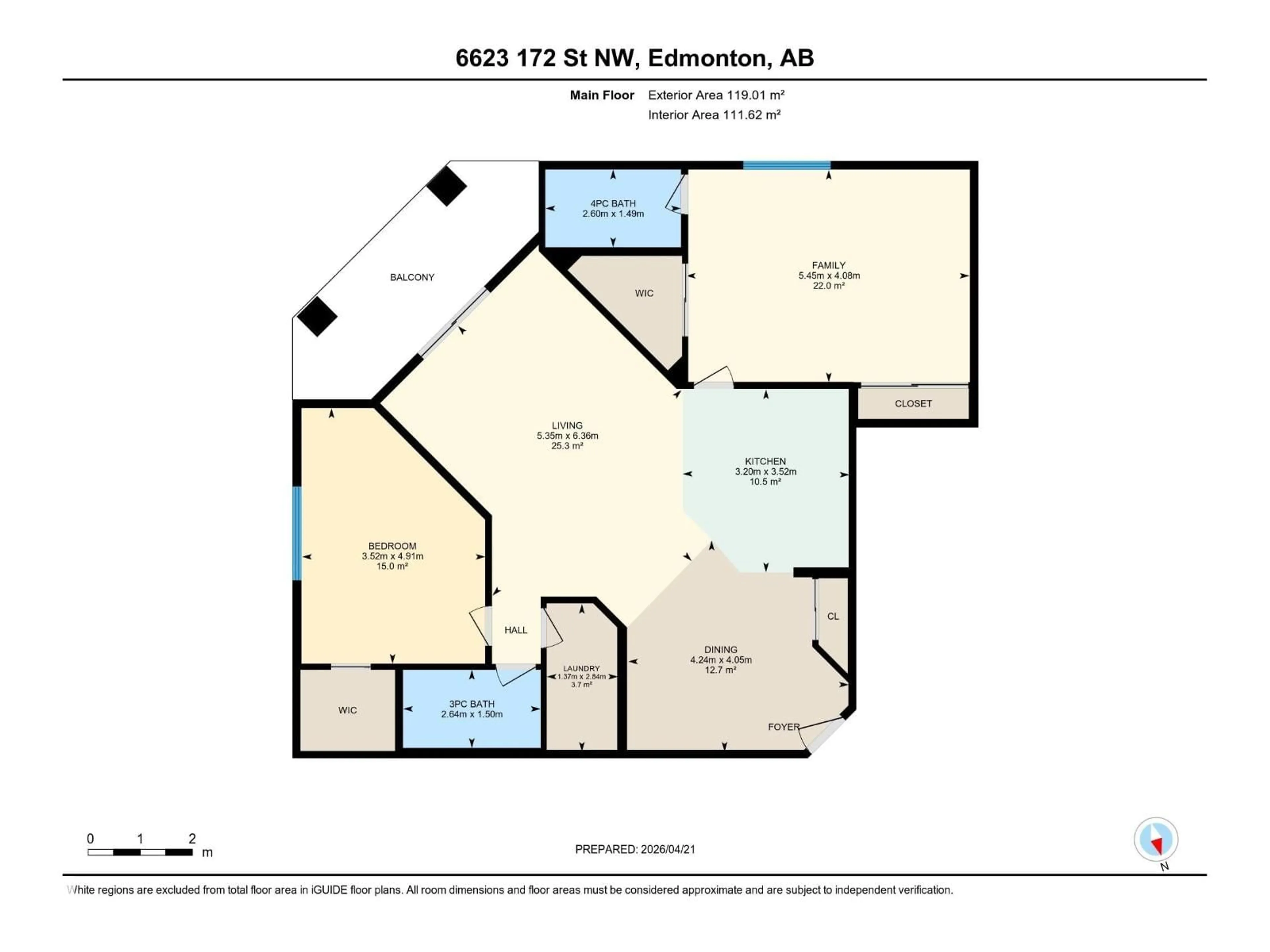 Floor plan for #304 - 6623 172 ST, Edmonton Alberta T5T6J2