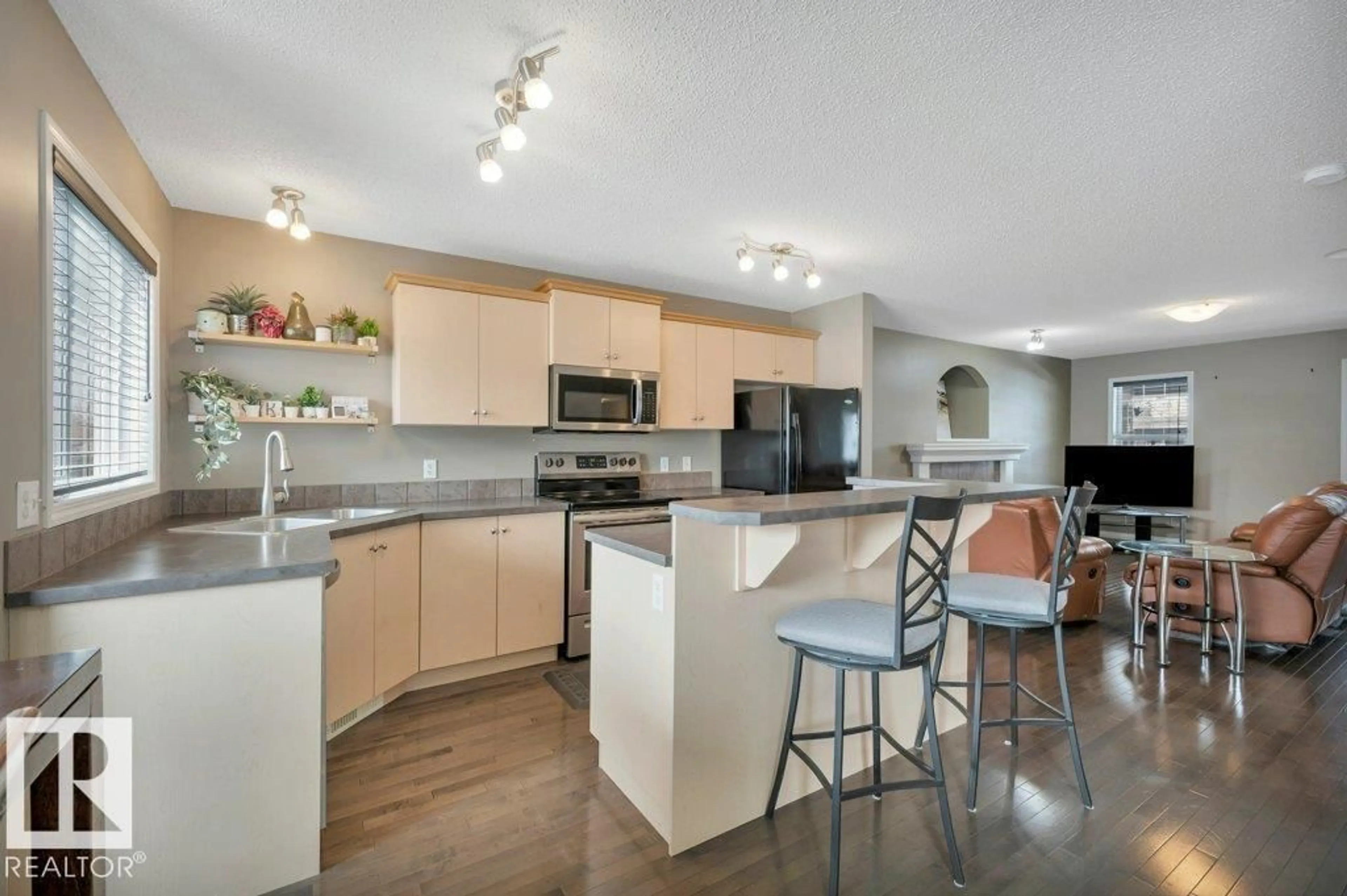 Open concept kitchen, unknown for SW - 12063 19 AV, Edmonton Alberta T6W1W5